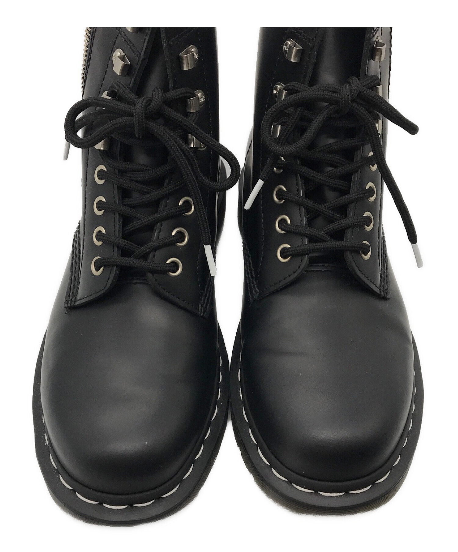 Dr.Martens (ドクターマーチン) 1460 ZIPPED HDW 8ホールブーツ ブラック サイズ:UK7