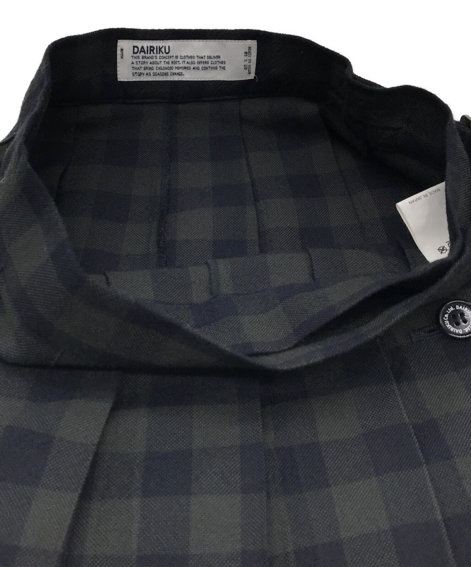 中古・古着通販】DAIRIKU wf (ダイリクwf) MINI CHECK SCHOOL SKIRT