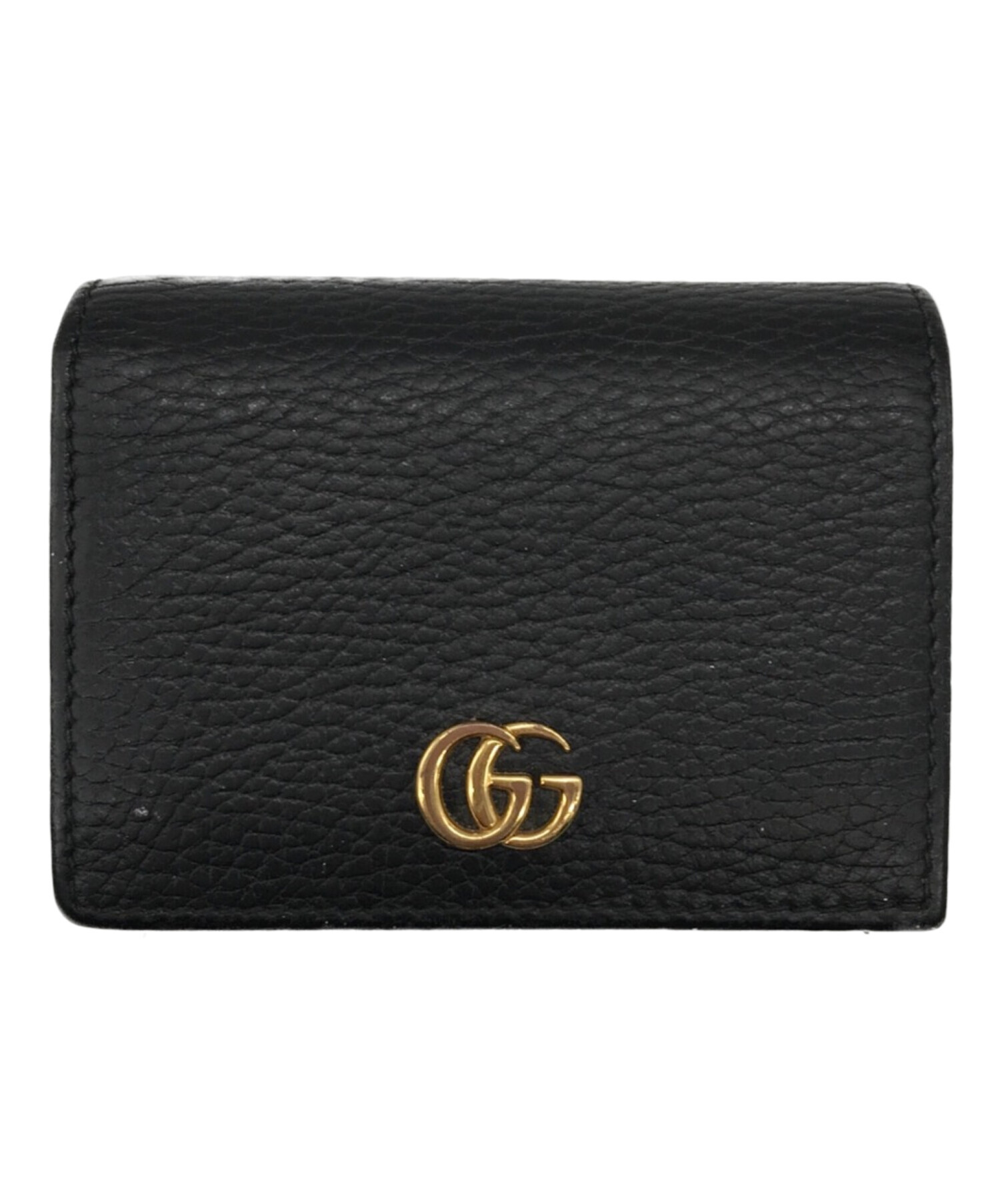 中古・古着通販】GUCCI (グッチ) GGマーモントミニウォレット ブラック