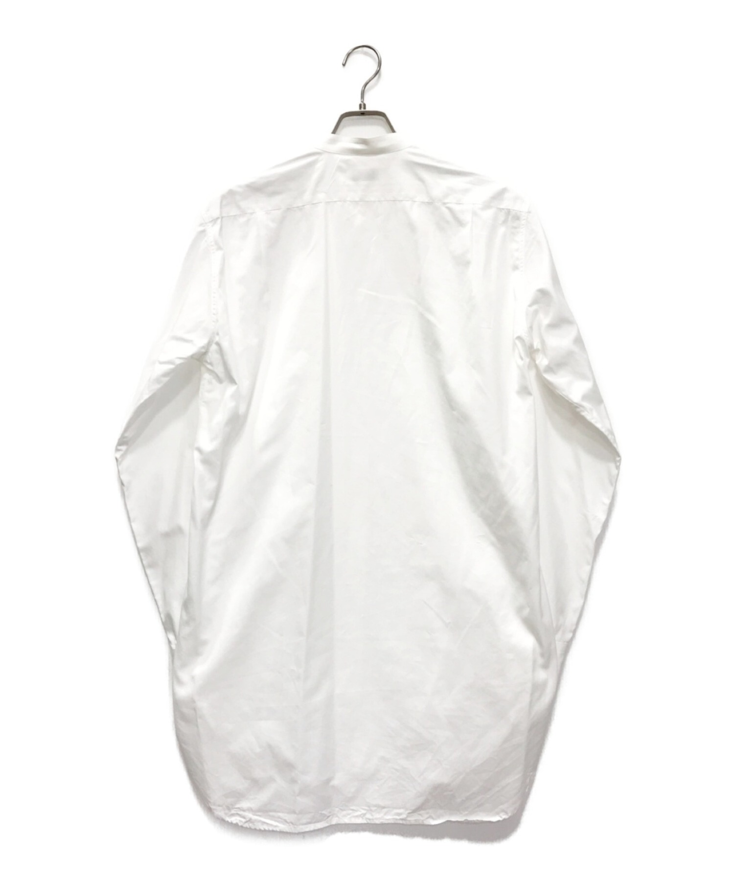 DRIES VAN NOTEN (ドリスヴァンノッテン) バンドカラーシャツ ホワイト サイズ:48