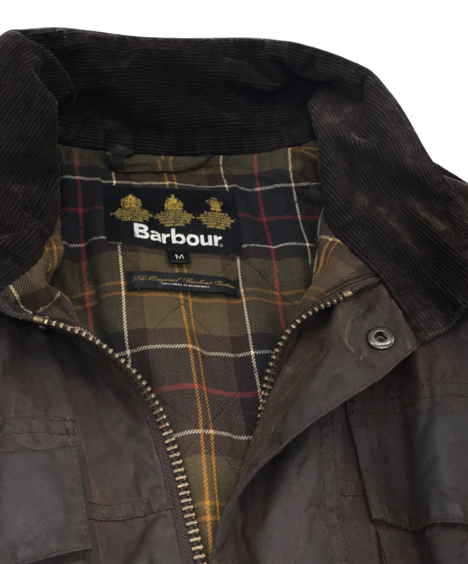 中古・古着通販】Barbour (バブアー) TROOPER JACKET ブラウン サイズ