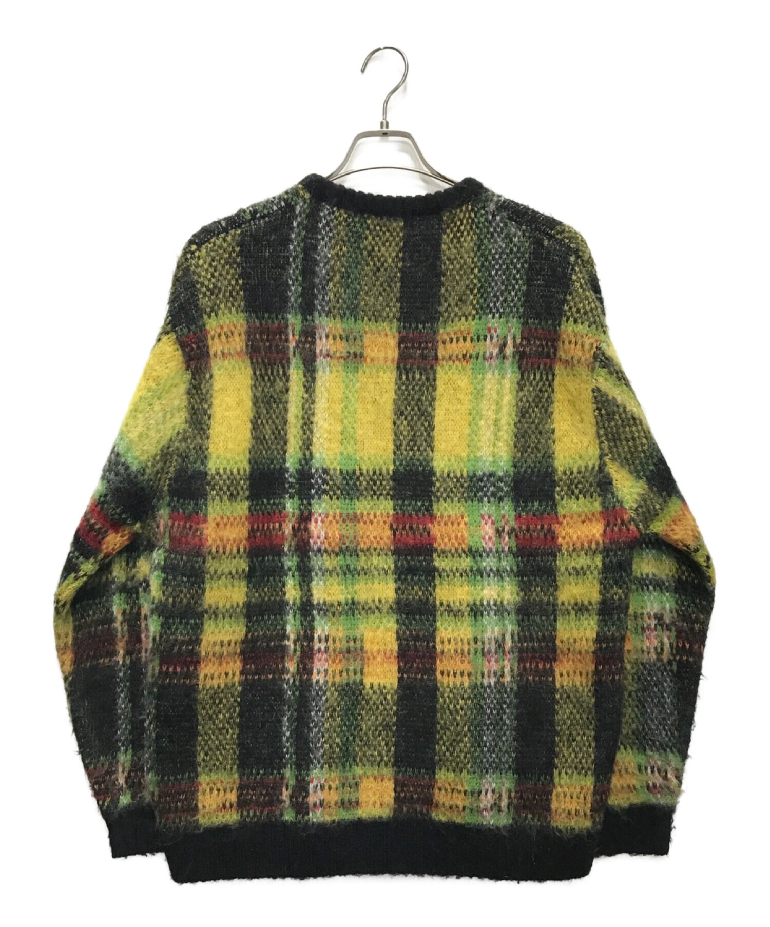 20aw Supreme brushed plaid sweater shirt