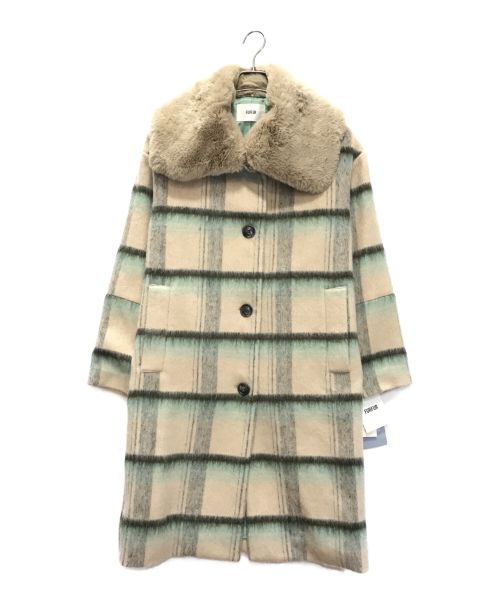 中古・古着通販】FURFUR (ファーファー) シャギーチェックコート