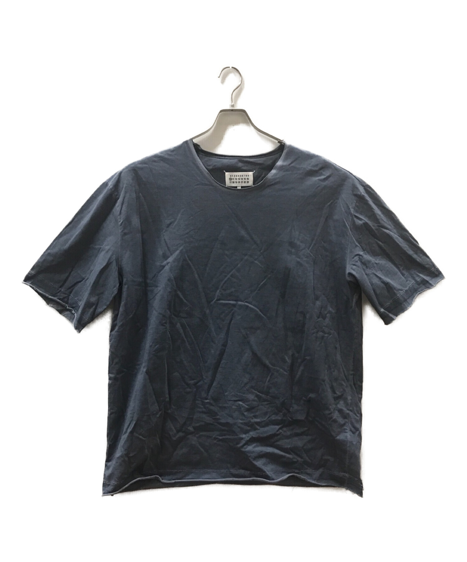 Maison Margiela (メゾンマルジェラ) カットオフTシャツ ブルー サイズ:M