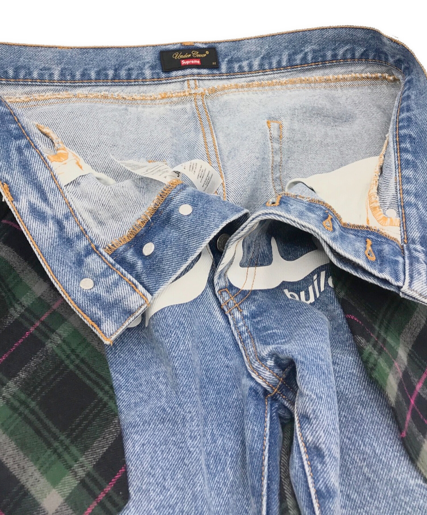 【32】Supreme UNDERCOVER Layered Jean 青