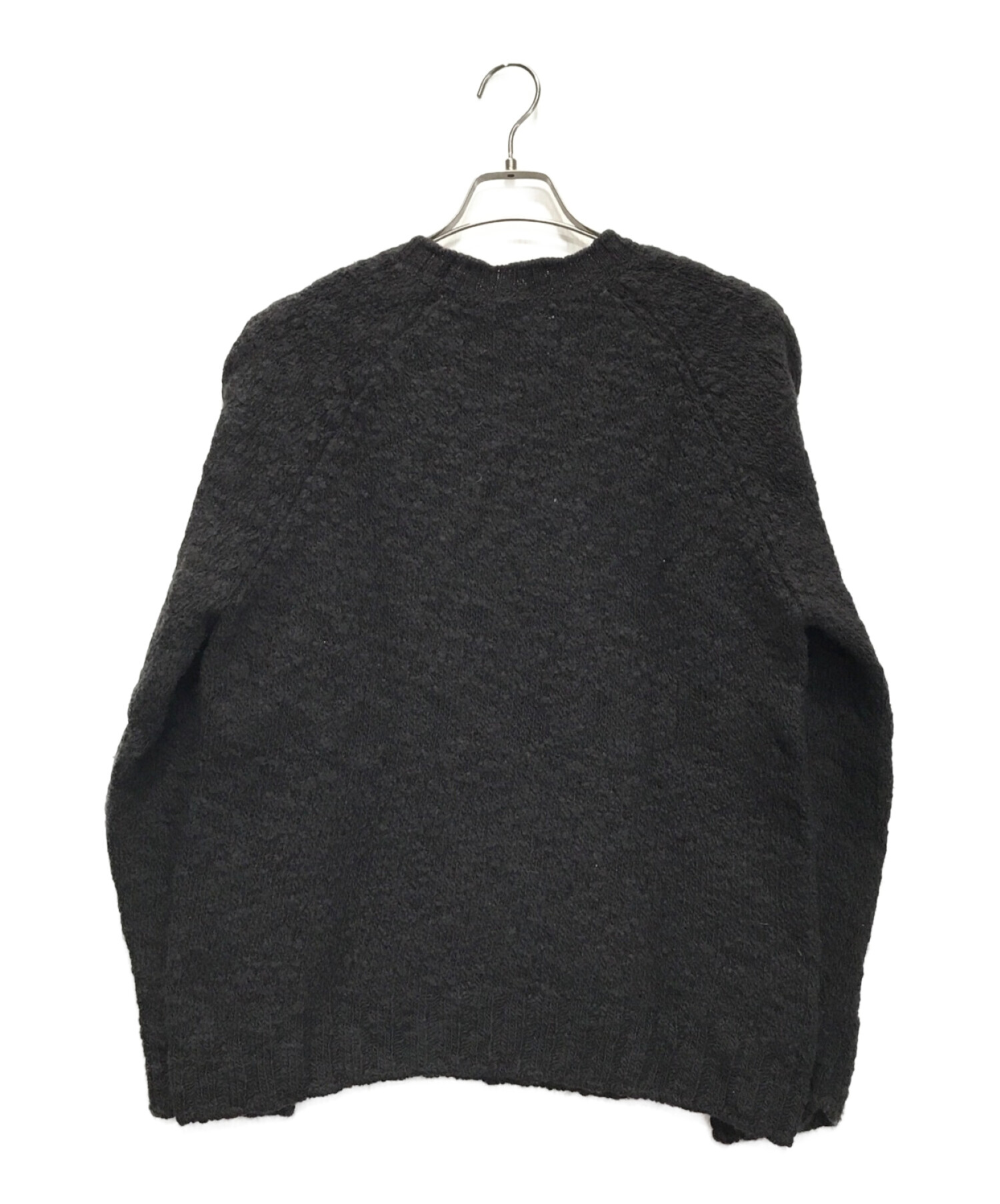 中古・古着通販】AURALEE (オーラリー) WOOL SLUB KNIT P/O ブラウン