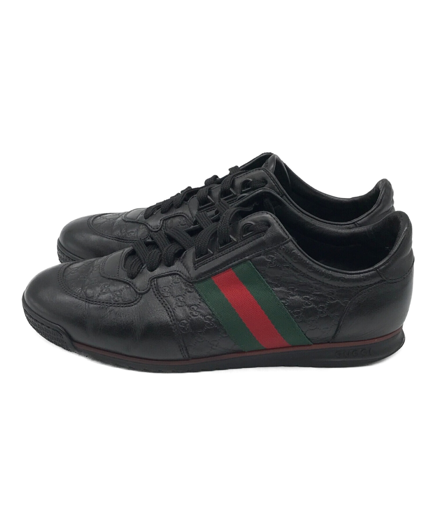 中古・古着通販】GUCCI (グッチ) グッチシマ ローカット レザー