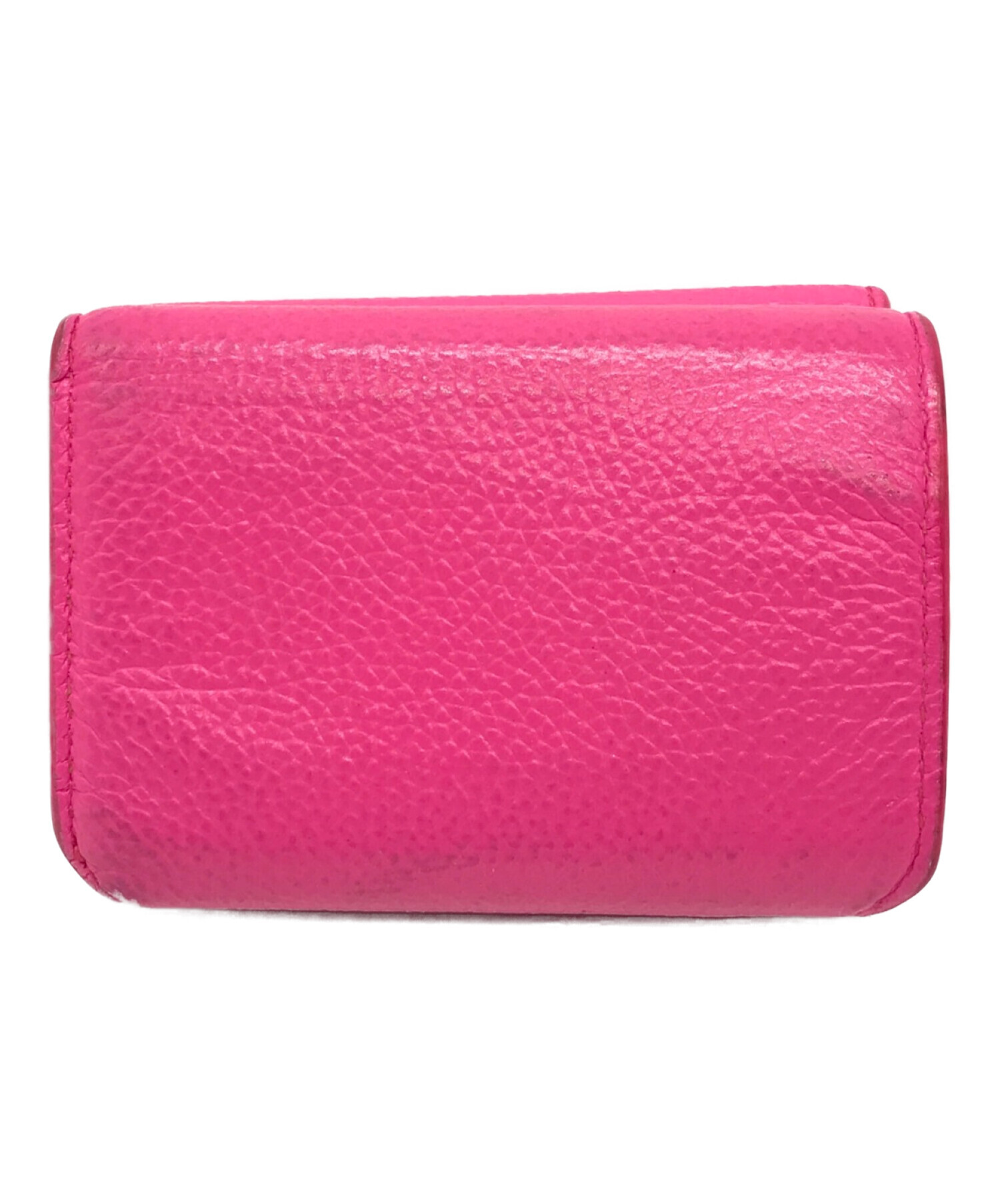 バレンシアガ ミニウォレット パッションピンクカラー - 折り財布