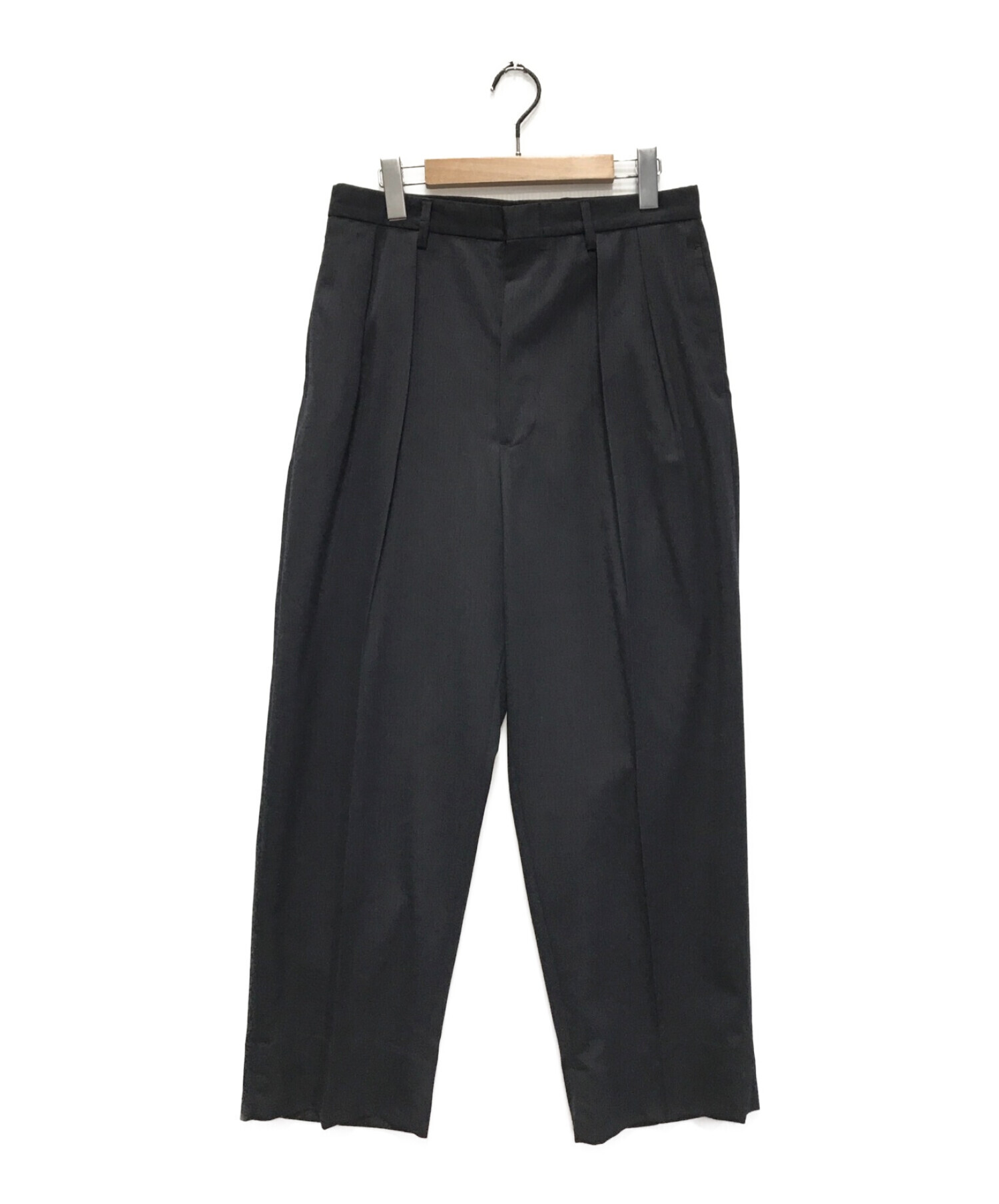 LE / エルイー】WIDE 2TUCK WOOL PANTS - スラックス