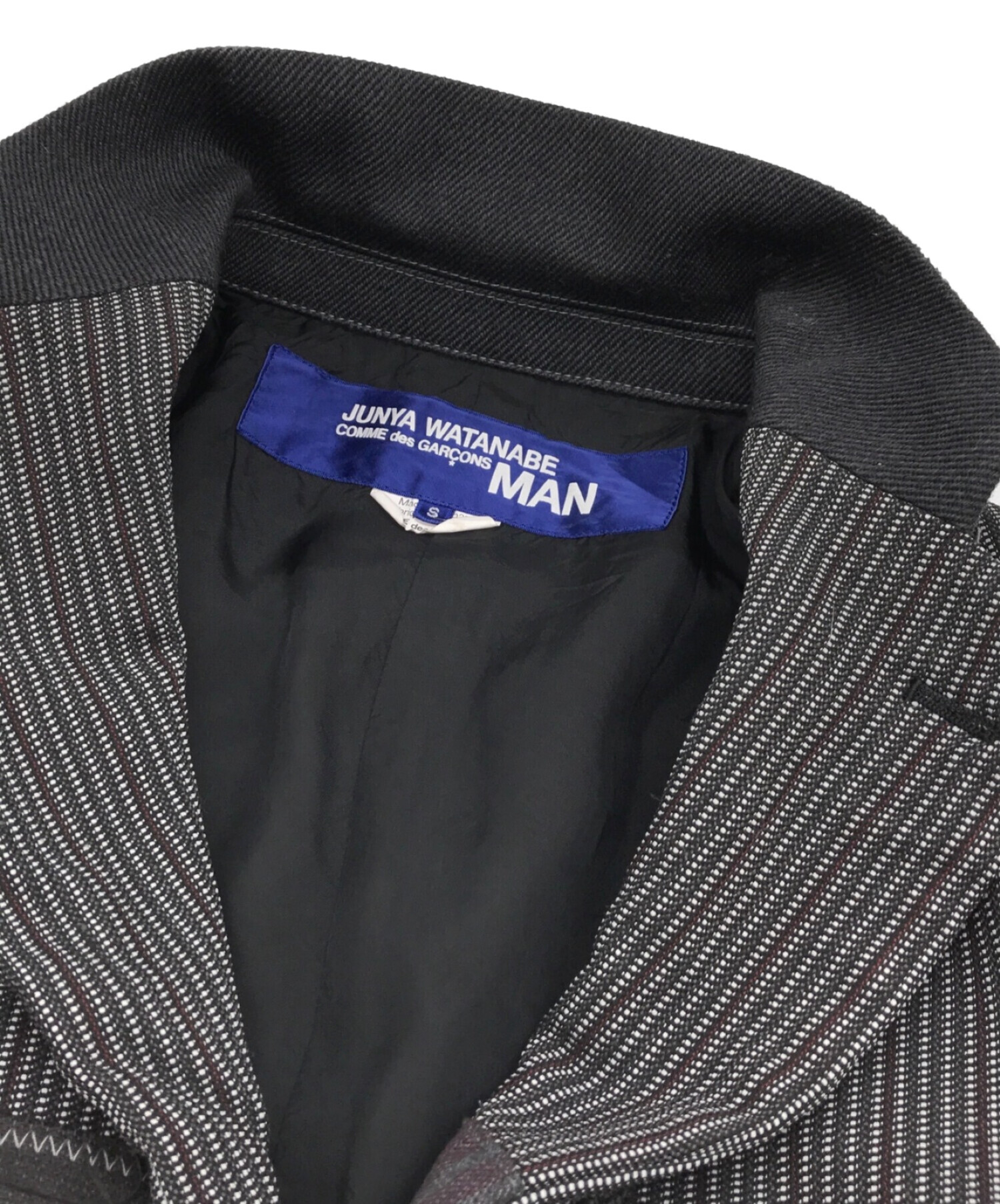 中古・古着通販】JUNYA WATANABE MAN (ジュンヤワタナベマン) パッチワークコート グレー サイズ:S｜ブランド・古着通販  トレファク公式【TREFAC FASHION】スマホサイト