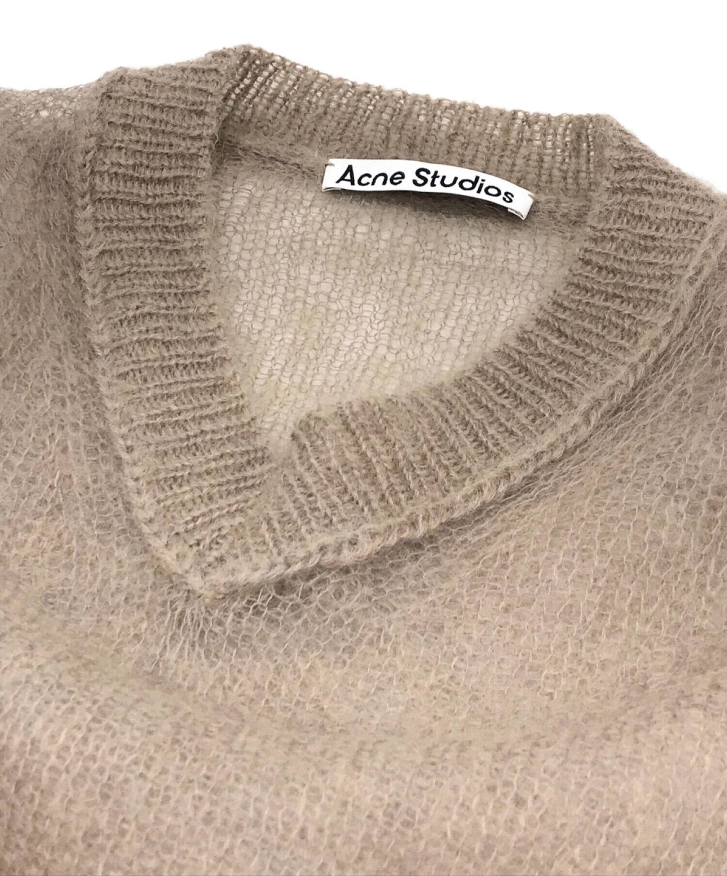 ACNE STUDIOS (アクネストゥディオス) モヘア セーター ブラウン サイズ:XS