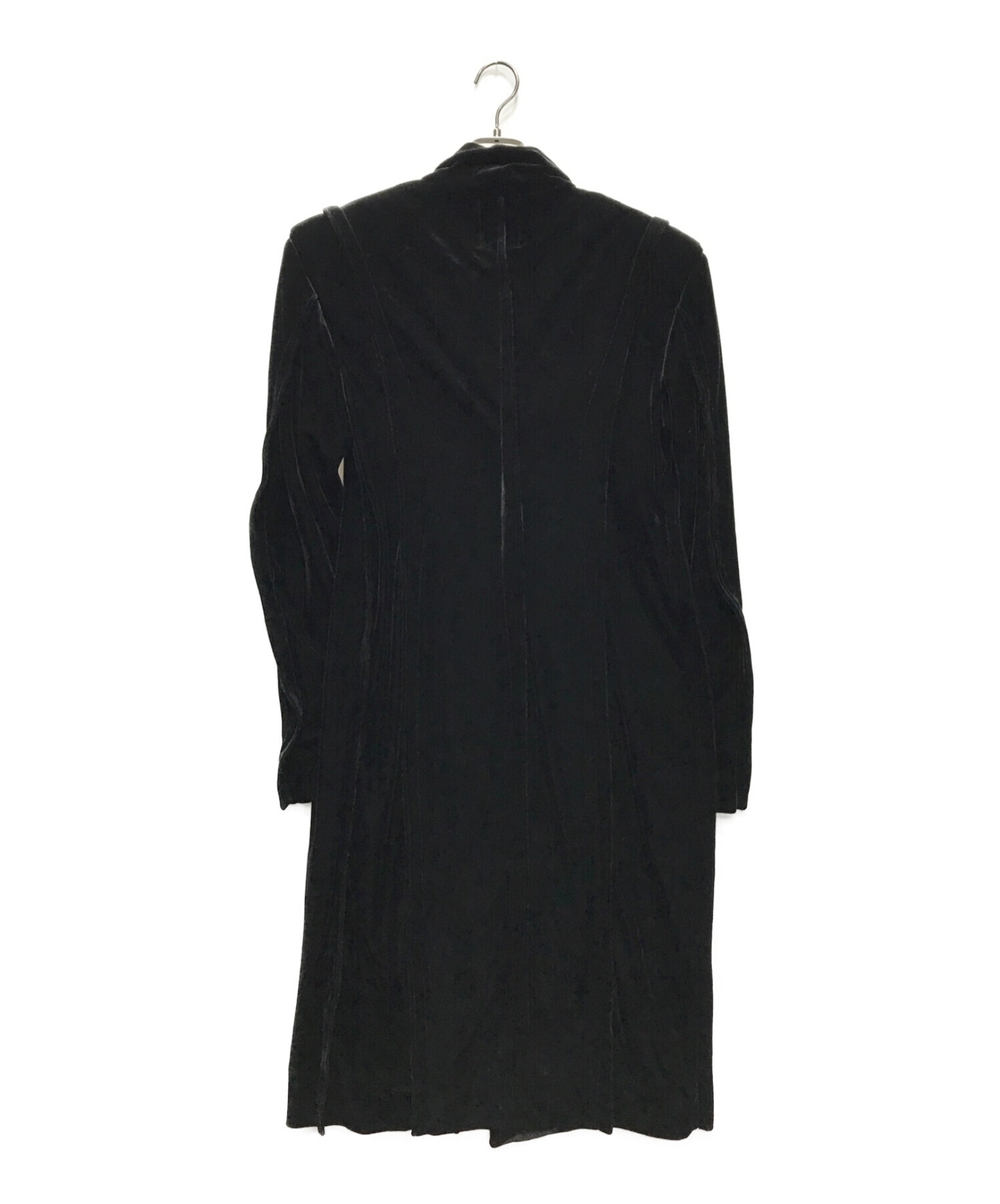 NINAMOUNAH (ニーナムーナ) velours coat ブラック サイズ:M