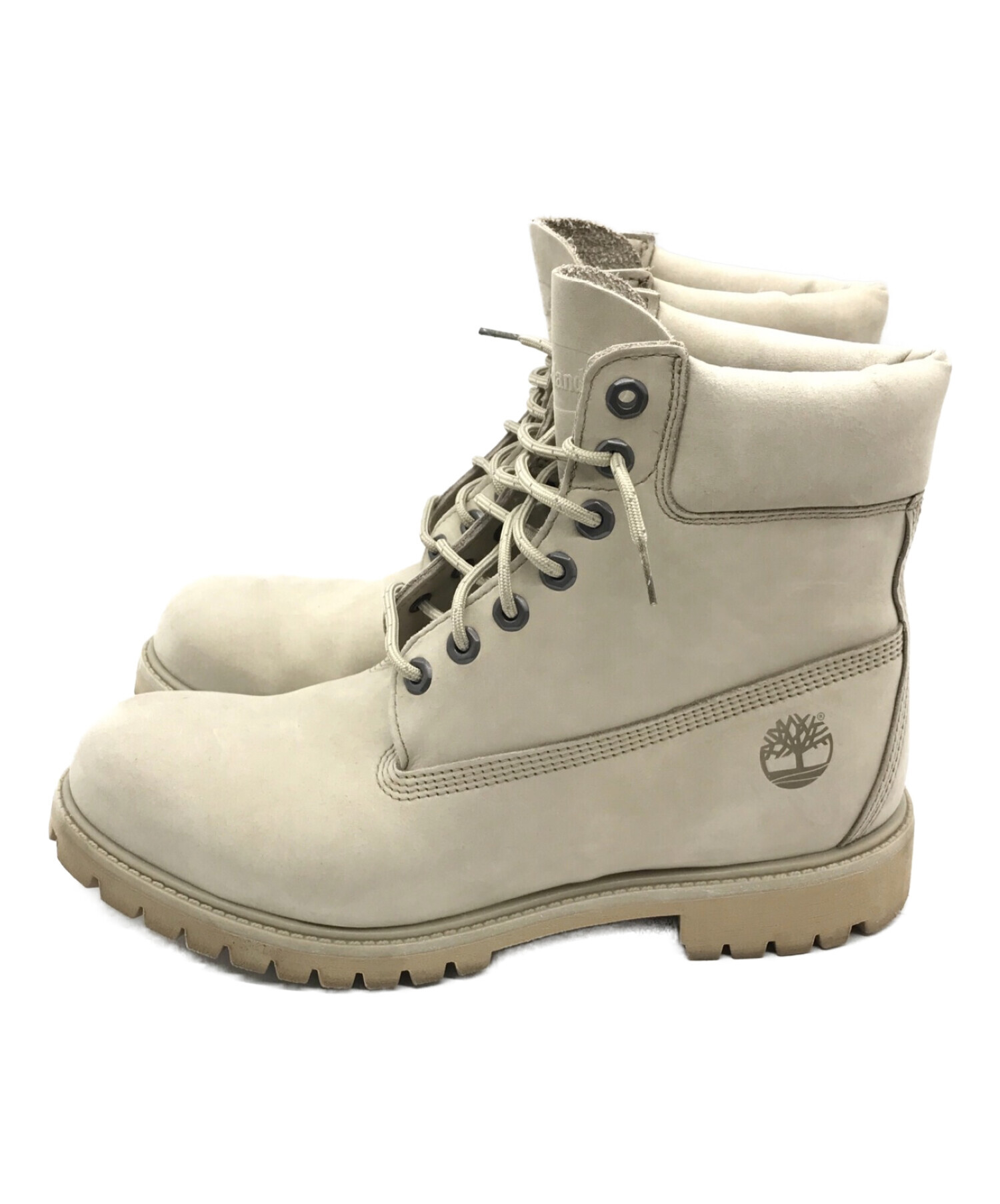 Timberland (ティンバーランド) PREMIUM WATERPROOF BOOT ベージュ サイズ:27.5cm