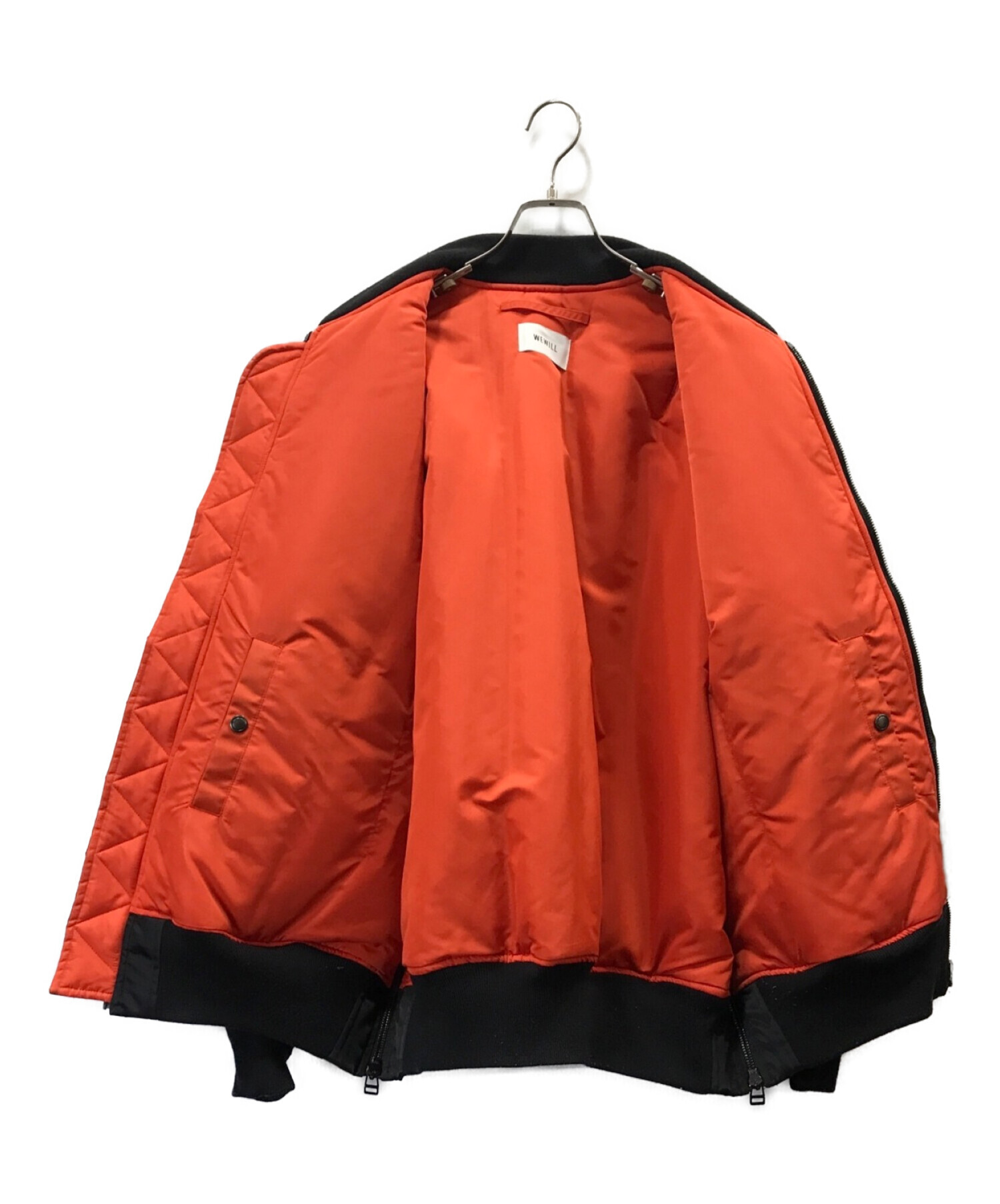 中古・古着通販】WEWILL (ウィーウィル) WA-1 JACKET ブラック サイズ:3｜ブランド・古着通販 トレファク公式【TREFAC  FASHION】スマホサイト