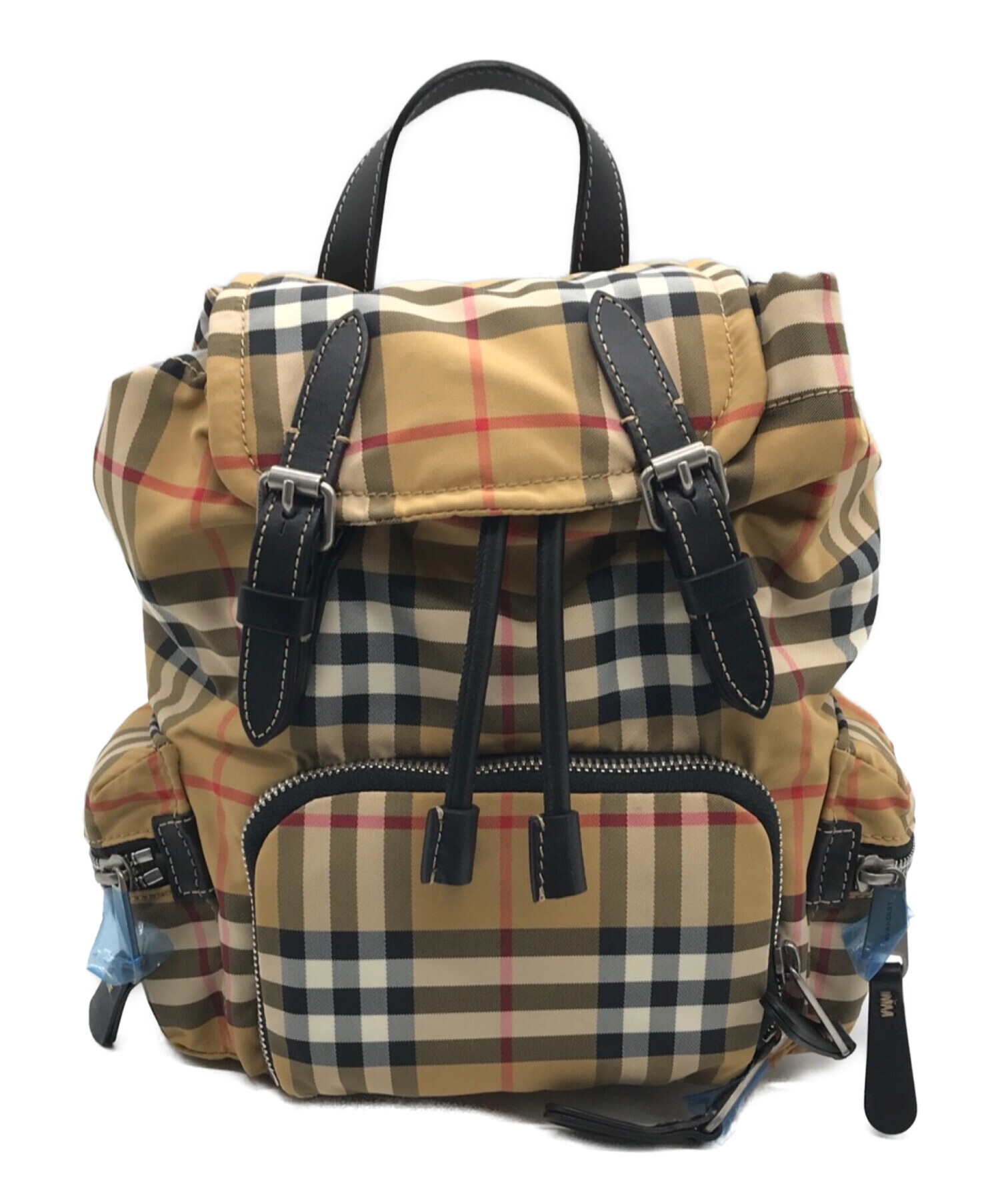 中古・古着通販】BURBERRY (バーバリー) ノバチェックフラップミニ