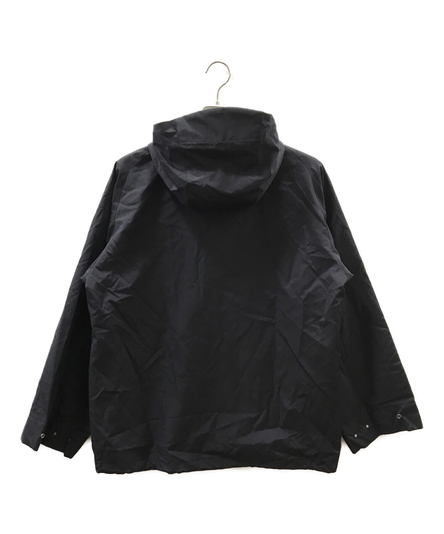 cornier (コルニエ) VIRGIN WOOL/SILK HOODED JACKET ネイビー サイズ:L