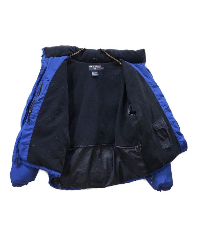POLO SPORT (ポロスポーツ) ダウンジャケット ブルー サイズ:XL