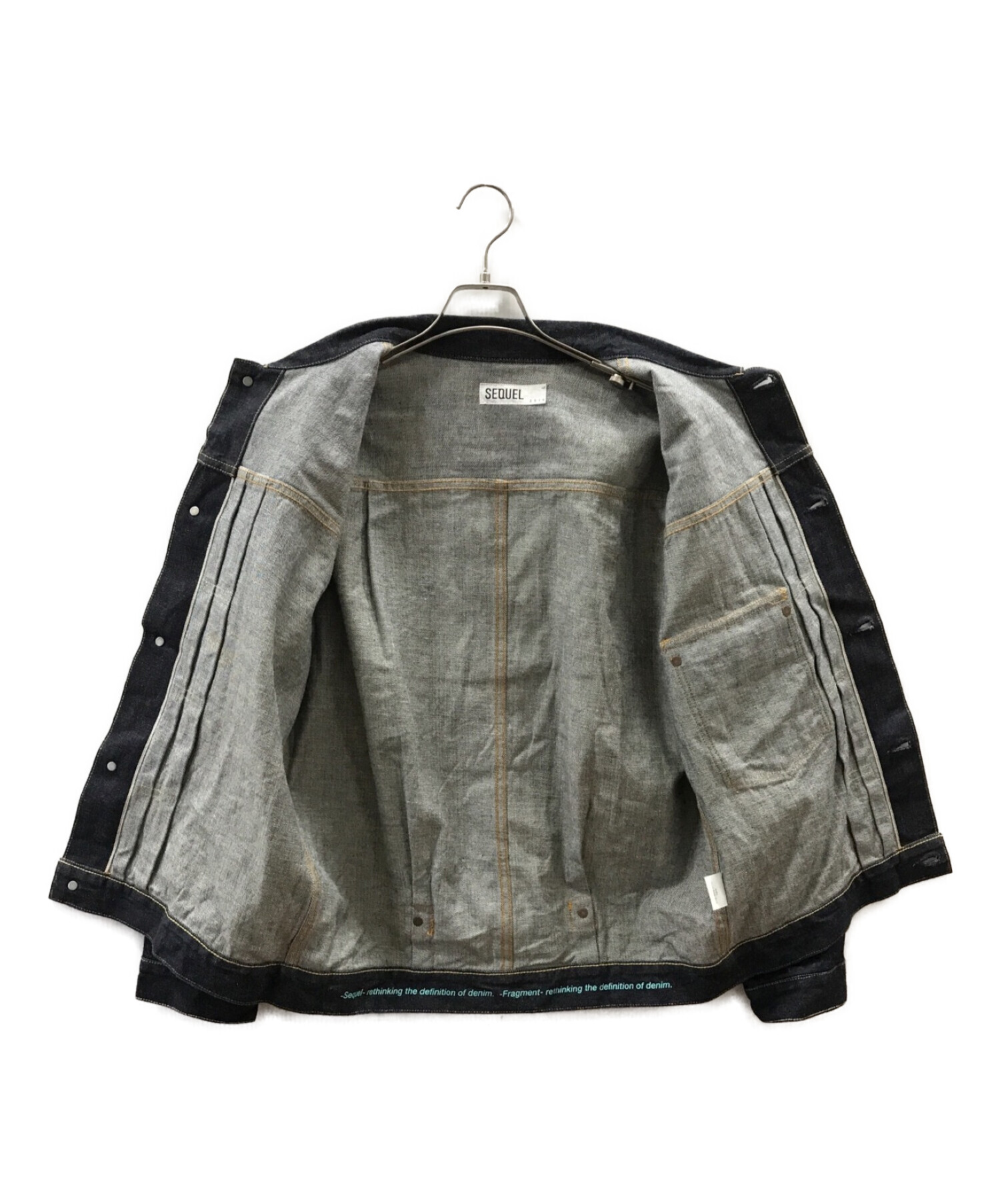 SEQUEL LEATHER JACKET GRAY シークエル レザー - ジャケット・アウター