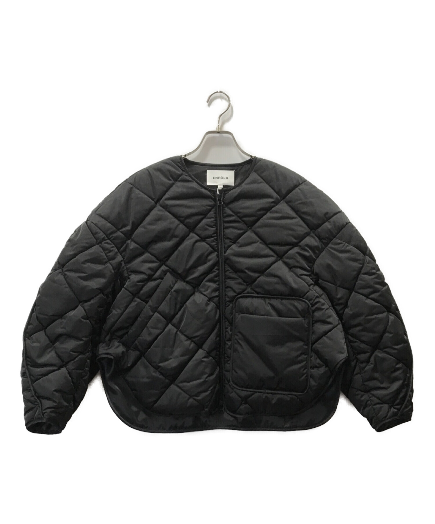 enfold SATIN QUILTED JACKETエンフォルド