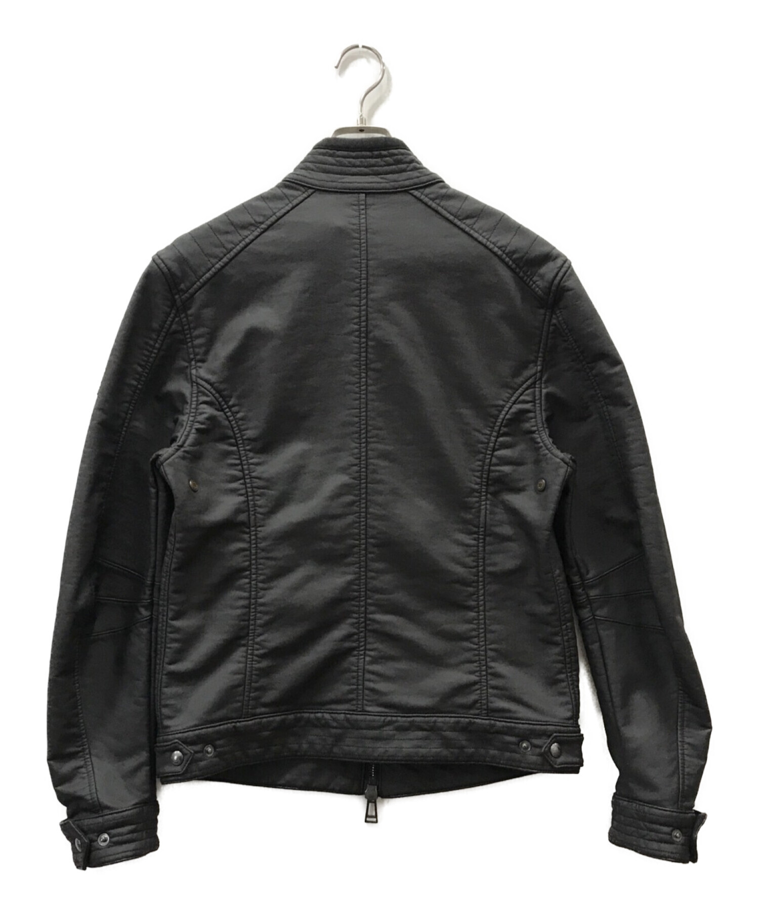 BELSTAFF (ベルスタッフ) H レザージャケット ブラック サイズ:46