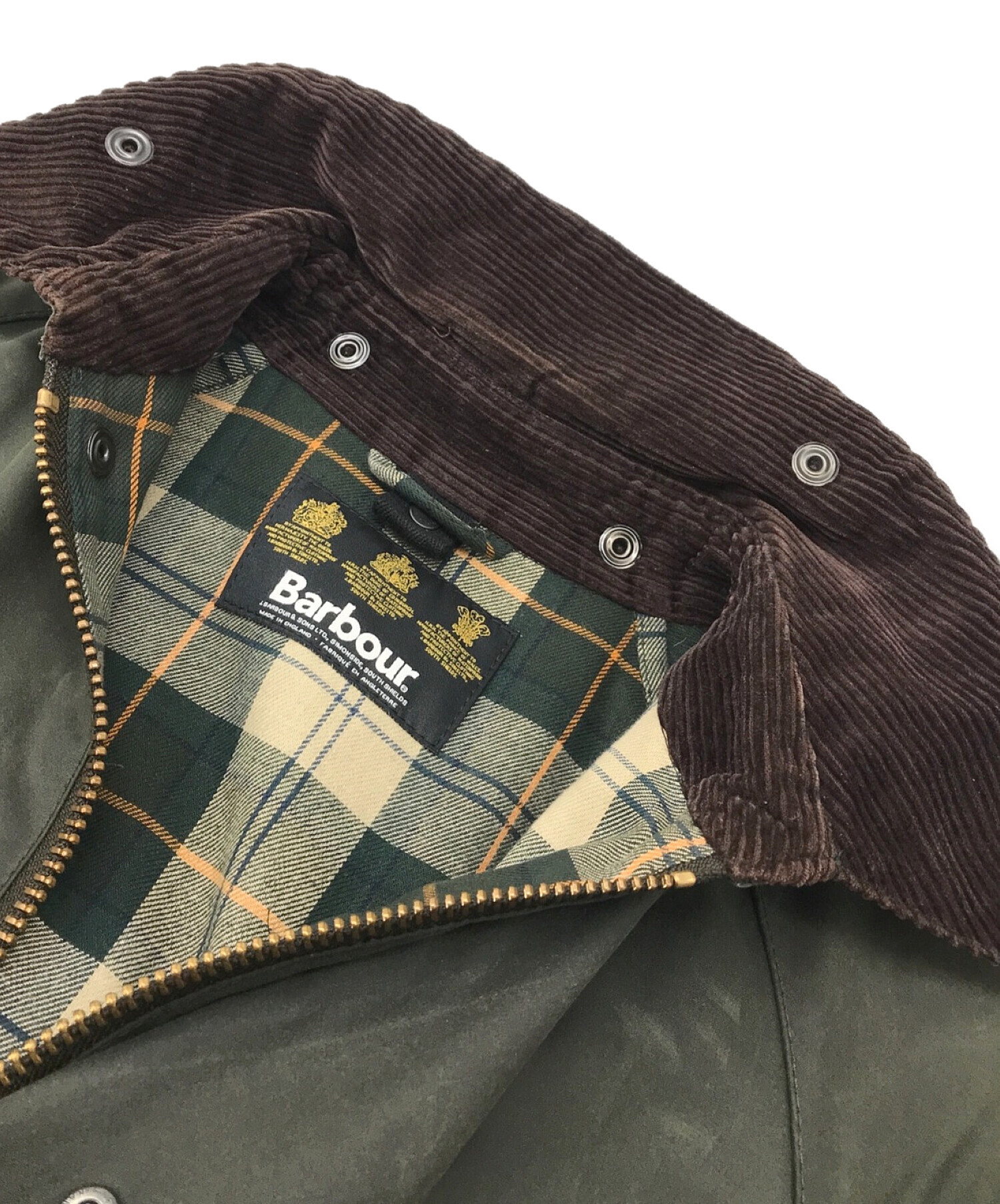 Barbour (バブアー) SL BEDALE オイルドジャケット カーキ サイズ:34