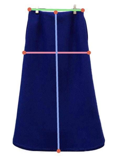 中古・古着通販】SHE TOKYO (シートーキョー) Odile royal wool Skirt ...