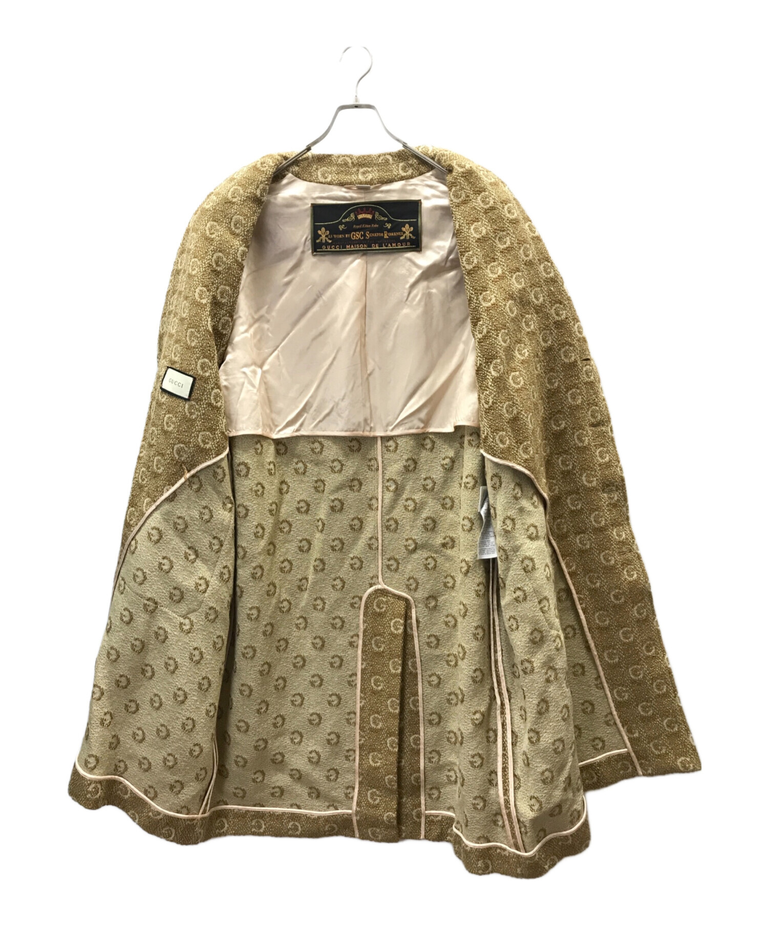 中古・古着通販】GUCCI (グッチ) チェスターコート ベージュ サイズ:54｜ブランド・古着通販 トレファク公式【TREFAC  FASHION】スマホサイト