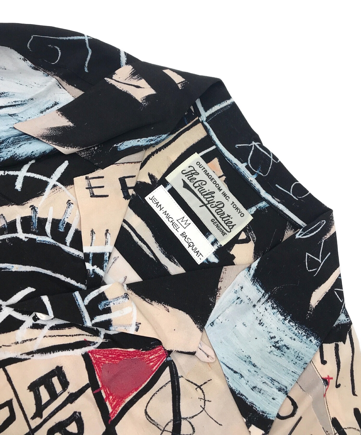 中古・古着通販】WACKO MARIA (ワコマリア) Jean-Michel Basquiat (ジャン ミシェル バスキア) HAWAIIAN  SHIRT ブラック サイズ:L｜ブランド・古着通販 トレファク公式【TREFAC FASHION】スマホサイト