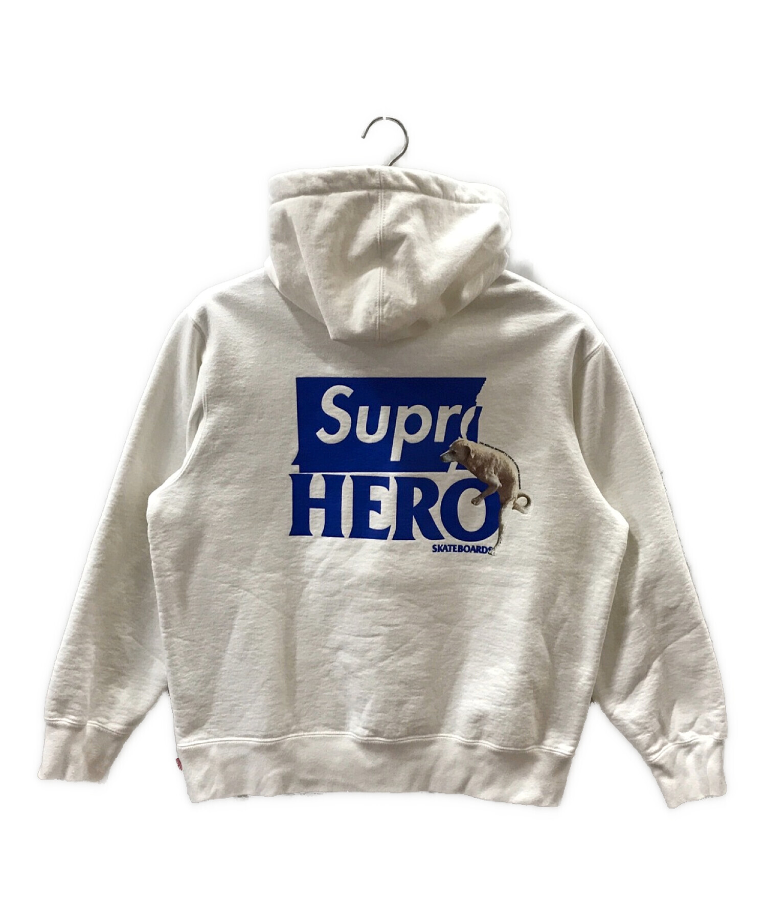 Supreme (シュプリーム) Supreme/ANTIHERO Hooded Sweatshirt ホワイト サイズ:S