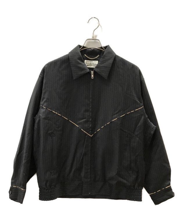 中古・古着通販】WACKO MARIA (ワコマリア) GRITTER STRIPE WESTERN JACKET ブラック  サイズ:M｜ブランド・古着通販 トレファク公式【TREFAC FASHION】スマホサイト