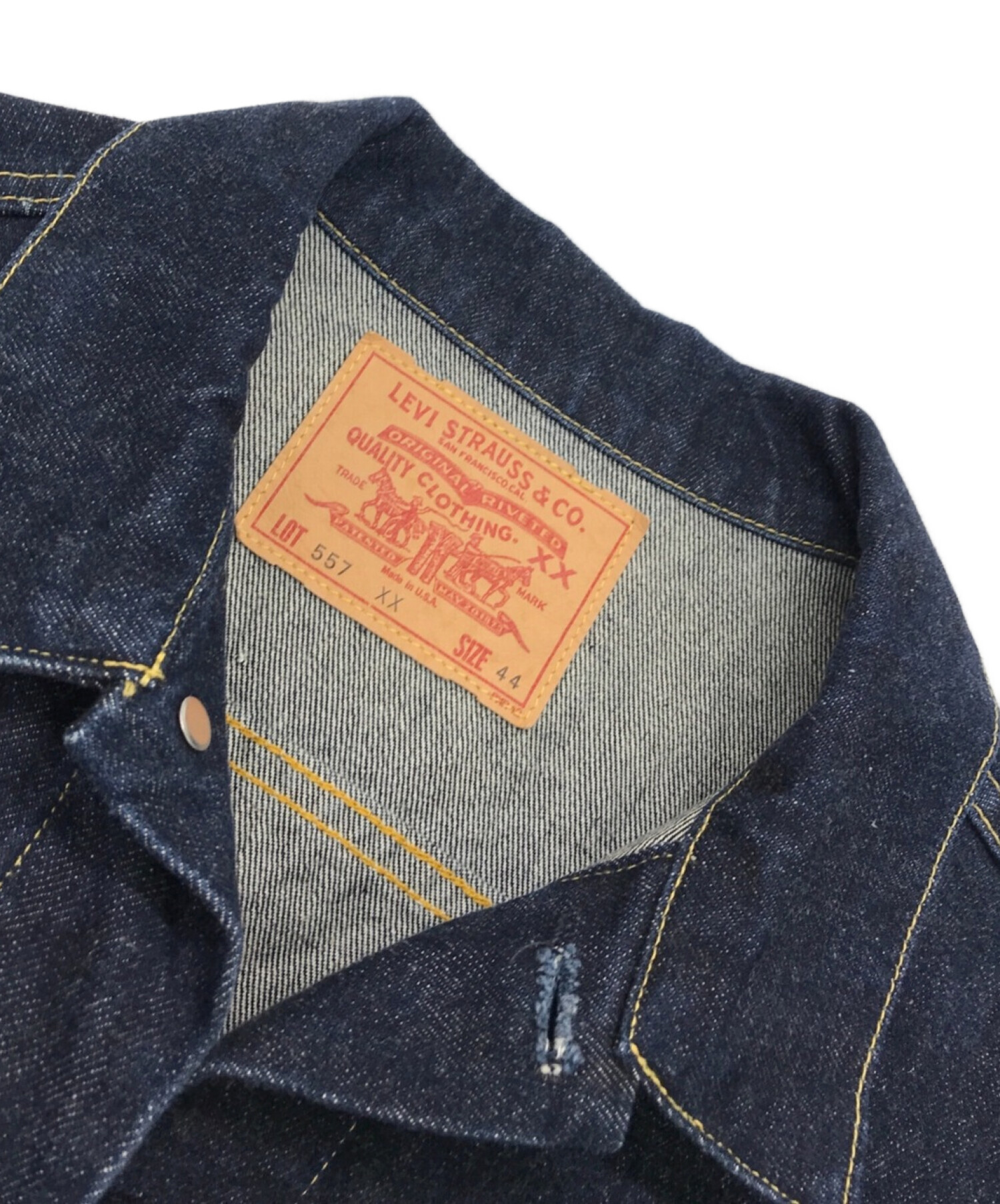 中古・古着通販】LEVI'S (リーバイス) 557XXデニムジャケット