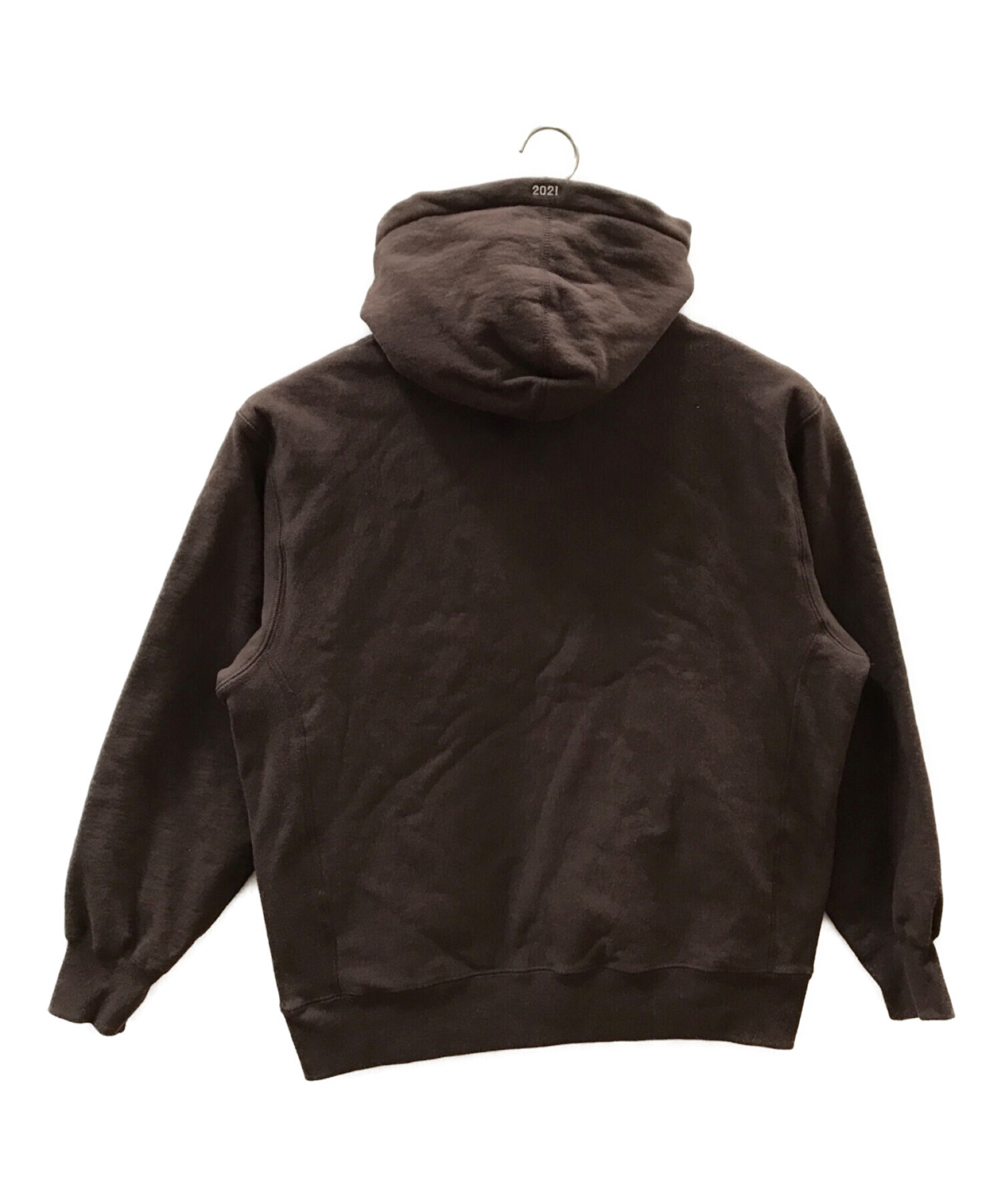 SUPREME (シュプリーム) Box Logo Hooded Sweatshirt ブラウン サイズ:M