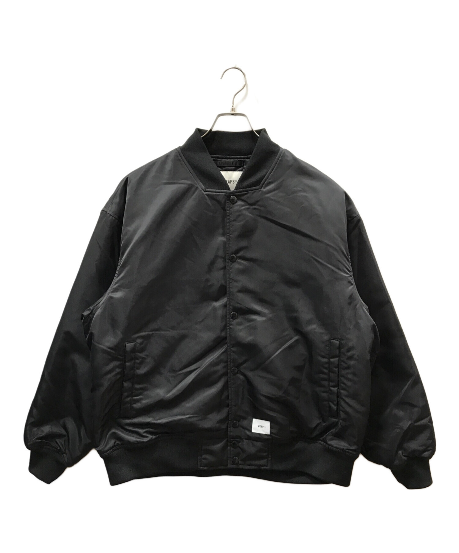 WTAPS (ダブルタップス) TEAM JACKET NYLON. TWILL ブラック サイズ:03