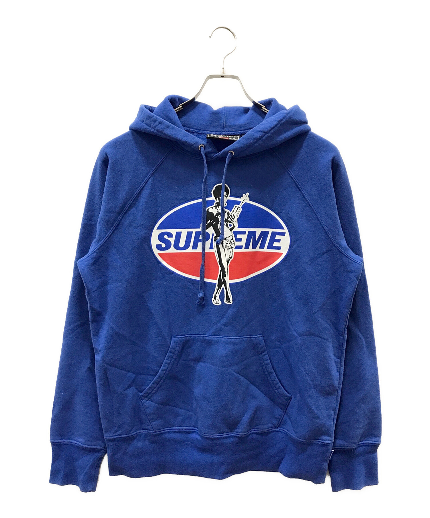 中古・古着通販】SUPREME (シュプリーム) Hysteric Glamour (ヒステリックグラマー) Hooded Sweatshirt  ブルー サイズ:S｜ブランド・古着通販 トレファク公式【TREFAC FASHION】スマホサイト