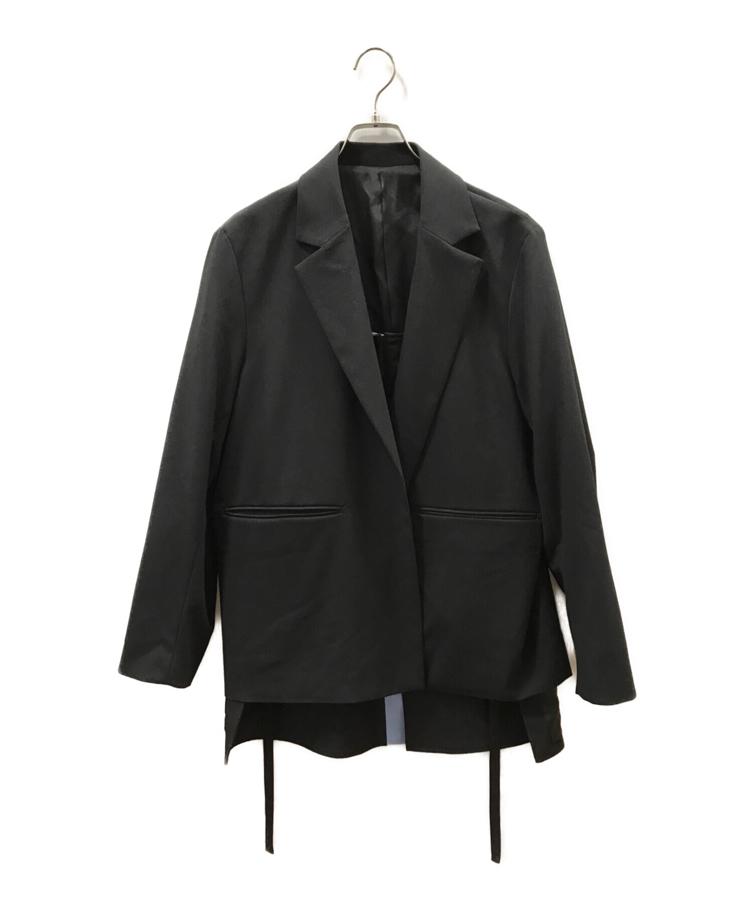 DIGAWEL (ディガウェル) URU (ウル) レイヤードテーラードジャケット ブラック サイズ:1