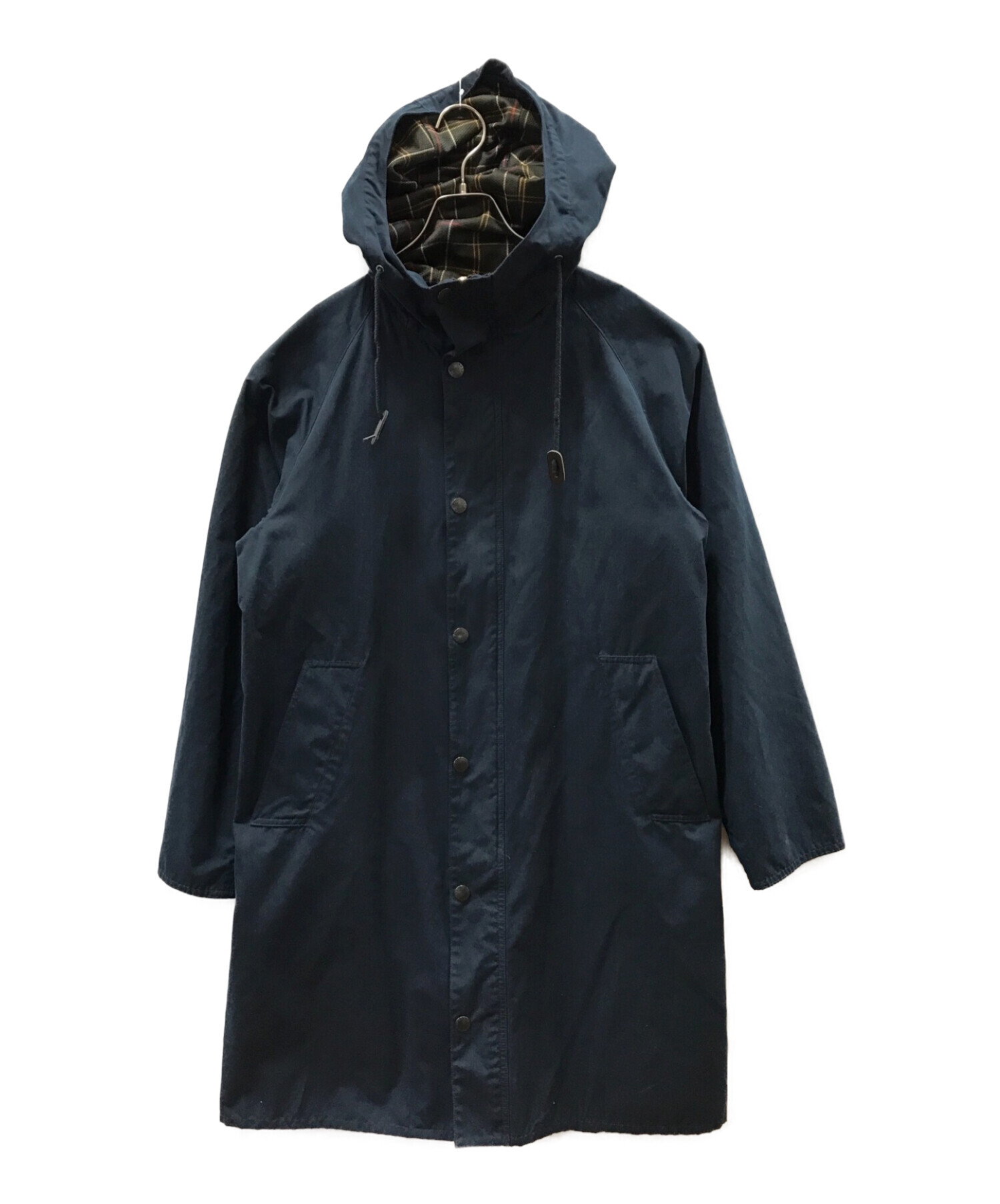 中古・古着通販】Barbour (バブアー) BEAMS F (ビームスエフ) 別注 フーデッドハンティングコート ネイビー  サイズ:M｜ブランド・古着通販 トレファク公式【TREFAC FASHION】スマホサイト