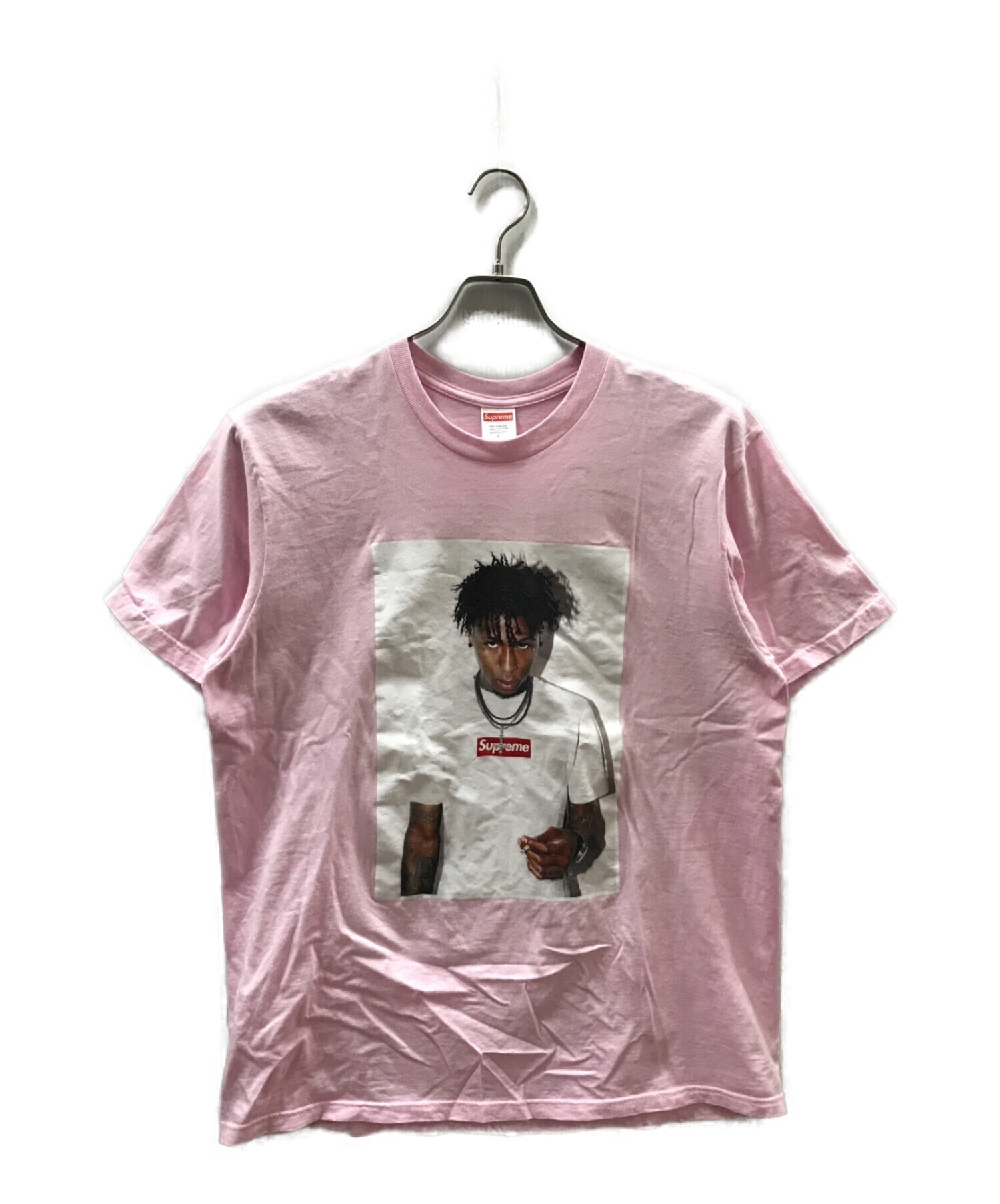 高い素材 Supreme L Youngboy Tee photo t Supreme NBA YOUNG BOY ...