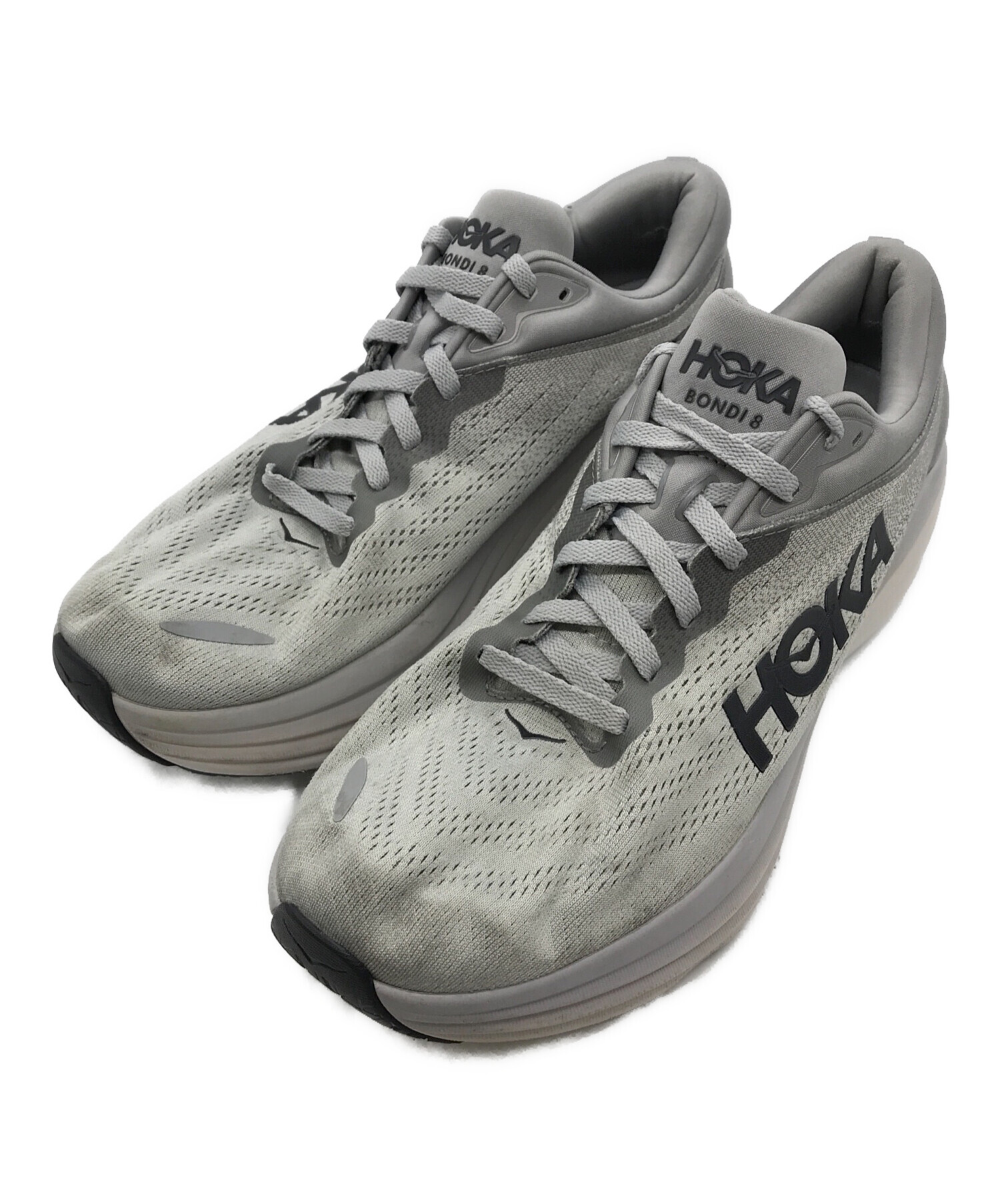 中古・古着通販】HOKAONEONE (ホカオネオネ) BONDI 8 グレー サイズ:US12（30cm)｜ブランド・古着通販  トレファク公式【TREFAC FASHION】スマホサイト