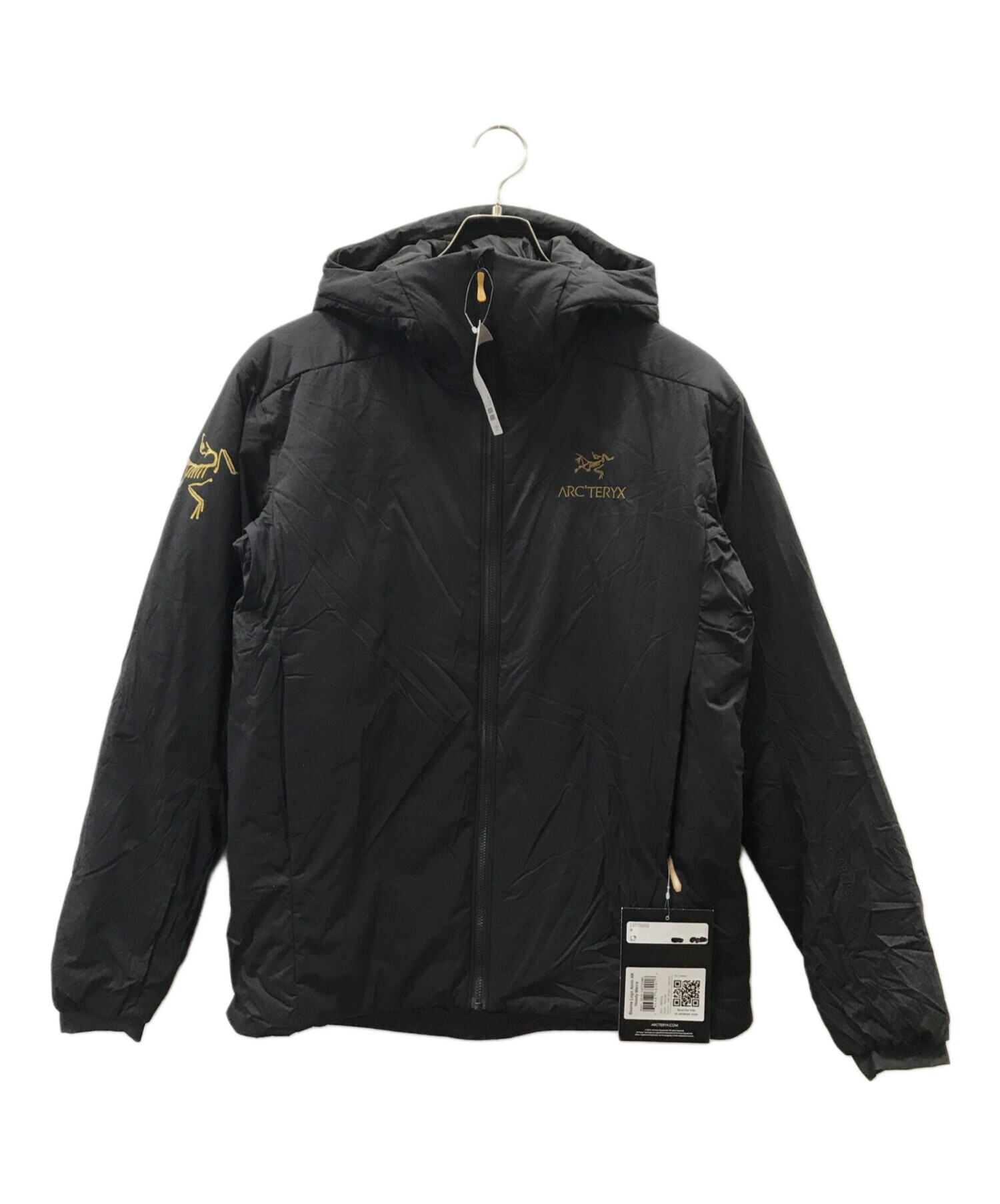 中古・古着通販】ARC'TERYX (アークテリクス) BEAMS (ビームス) LOGO ATOM AR HOODY ブラック  サイズ:M｜ブランド・古着通販 トレファク公式【TREFAC FASHION】スマホサイト