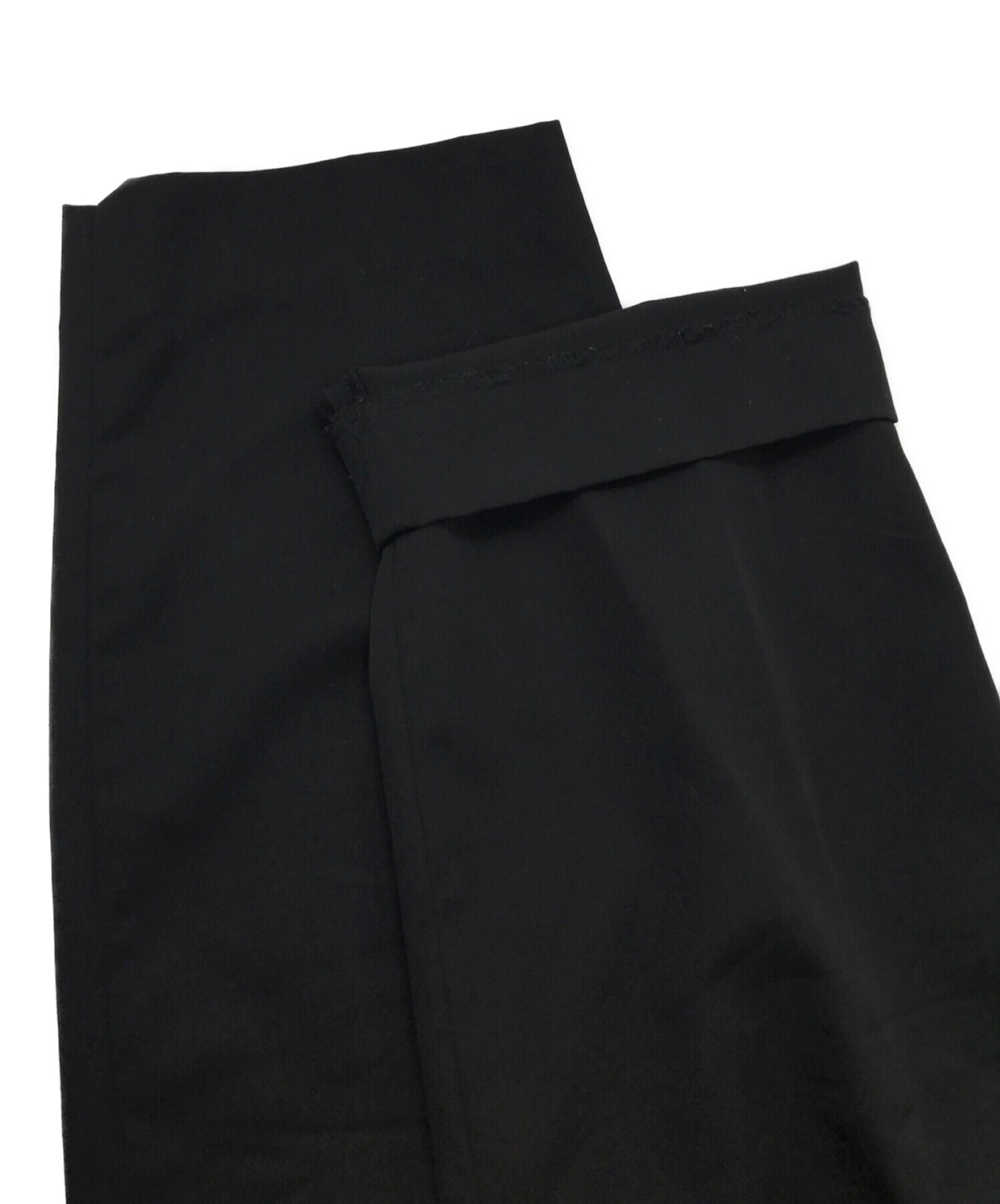 中古・古着通販】stein (シュタイン) DOUBLE WIDE TROUSERS ブラック