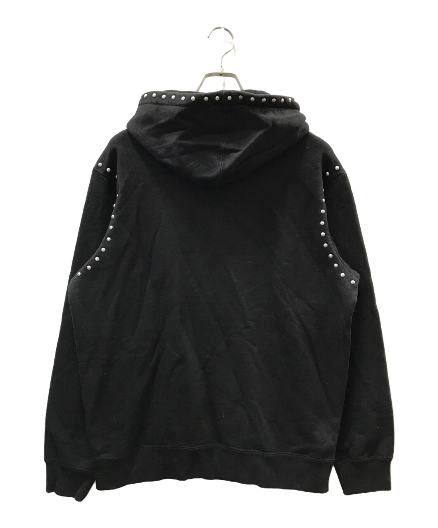 中古・古着通販】Supreme (シュプリーム) Studded Hooded Sweatshirt ブラック サイズ:M｜ブランド・古着通販  トレファク公式【TREFAC FASHION】スマホサイト