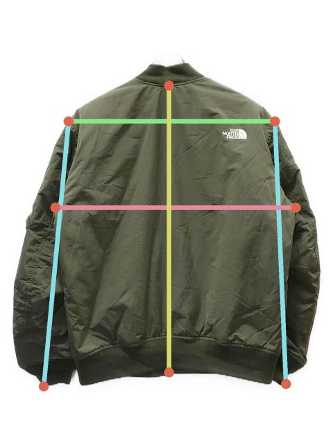 中古・古着通販】THE NORTH FACE (ザ ノース フェイス) INSULATION BOMBER JACEKT オリーブ  サイズ:L｜ブランド・古着通販 トレファク公式【TREFAC FASHION】スマホサイト