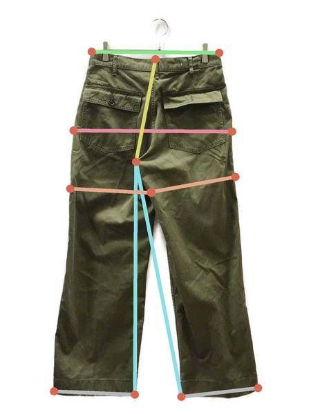 中古・古着通販】cantate (カンタータ) Waste Point Baker Pants カーキ サイズ:46｜ブランド・古着通販  トレファク公式【TREFAC FASHION】スマホサイト