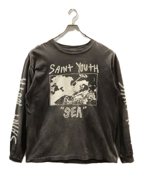 【中古・古着通販】SAINT MICHAEL (セントマイケル) WIND AND SEA (ウィンダンシー) LS TEE グレー  サイズ:XL｜ブランド・古着通販 トレファク公式【TREFAC FASHION】スマホサイト