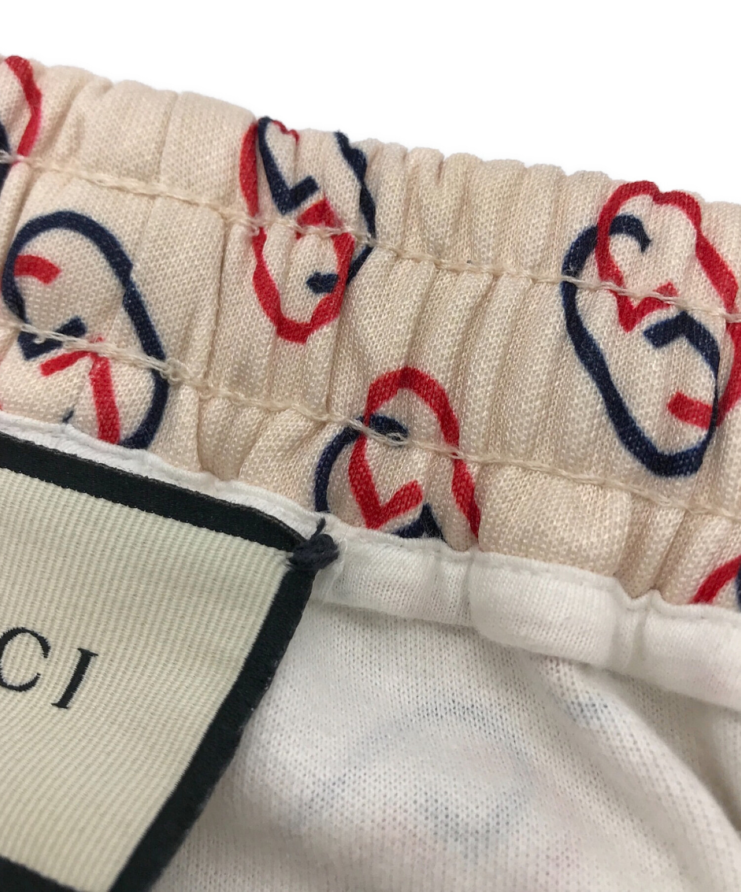 中古・古着通販】GUCCI (グッチ) インターロッキングGサイドライントラックパンツ レッド×ネイビー サイズ:M｜ブランド・古着通販  トレファク公式【TREFAC FASHION】スマホサイト