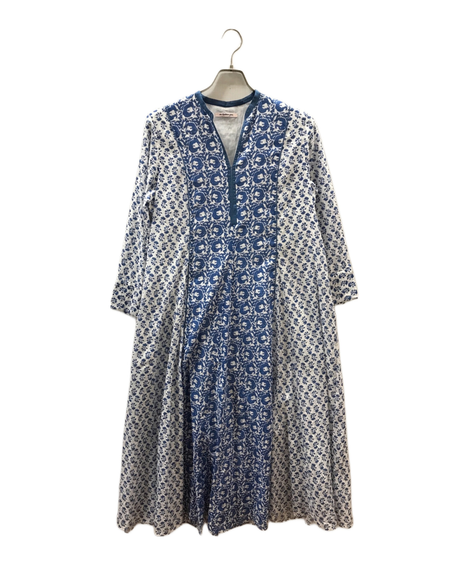 中古・古着通販】ne quittez pas (ヌキテパ) COTTON JQD COMBI DRESS