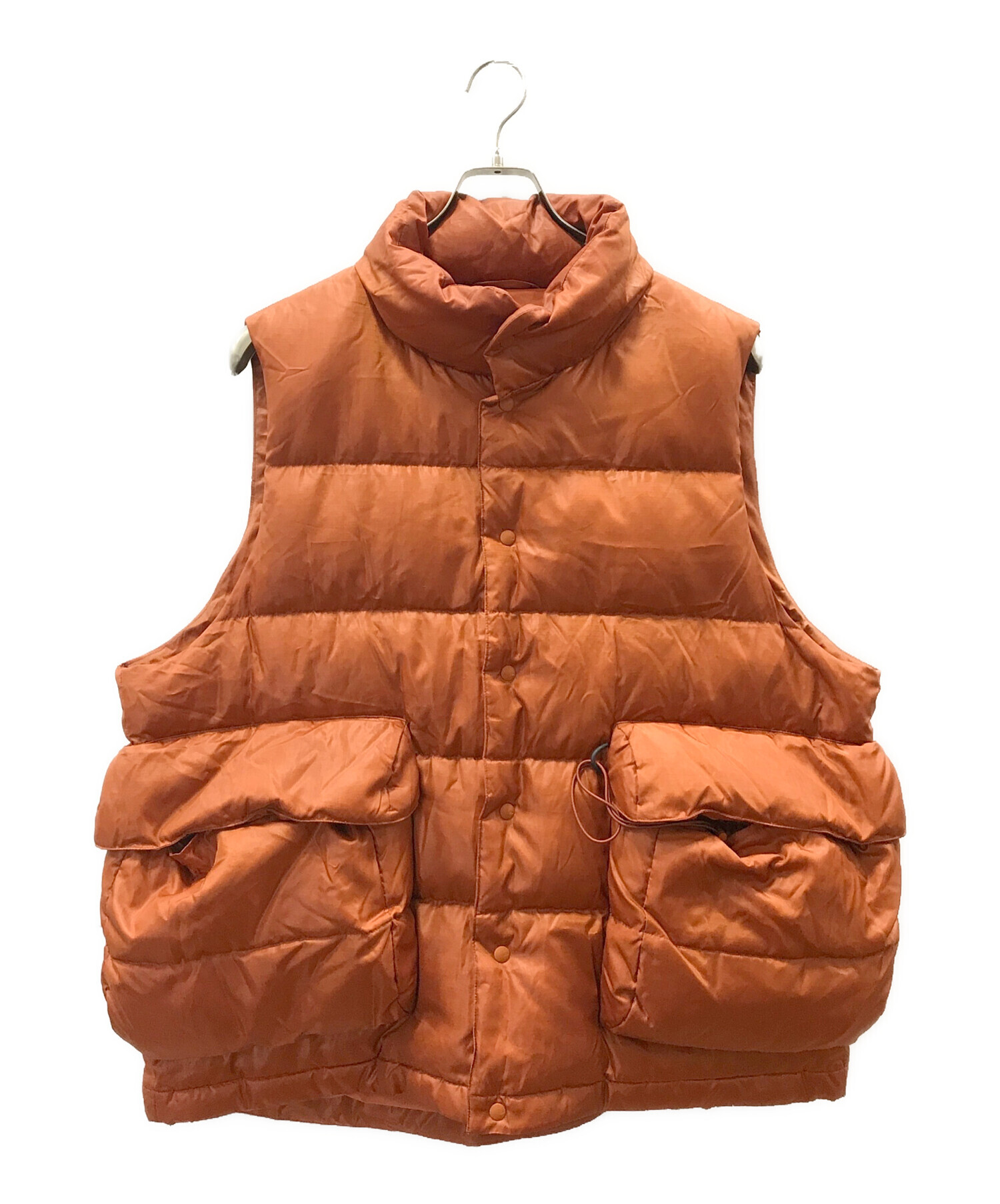 中古・古着通販】DAIWA PIER39 (ダイワ ピア39) TECH BACKPACKER DOWN VEST オレンジ  サイズ:L｜ブランド・古着通販 トレファク公式【TREFAC FASHION】スマホサイト