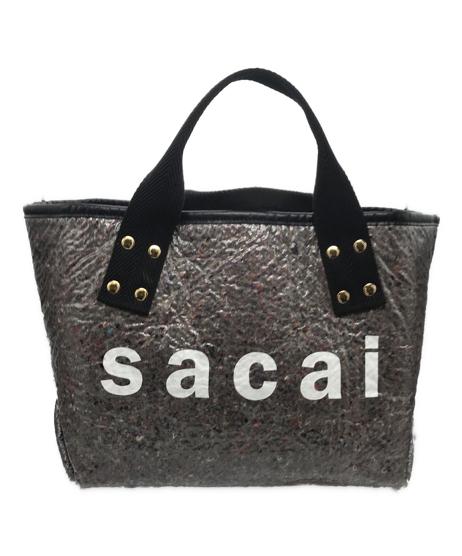 sacai (サカイ) サウンドプルーフ トートバック グレー サイズ:下記参照