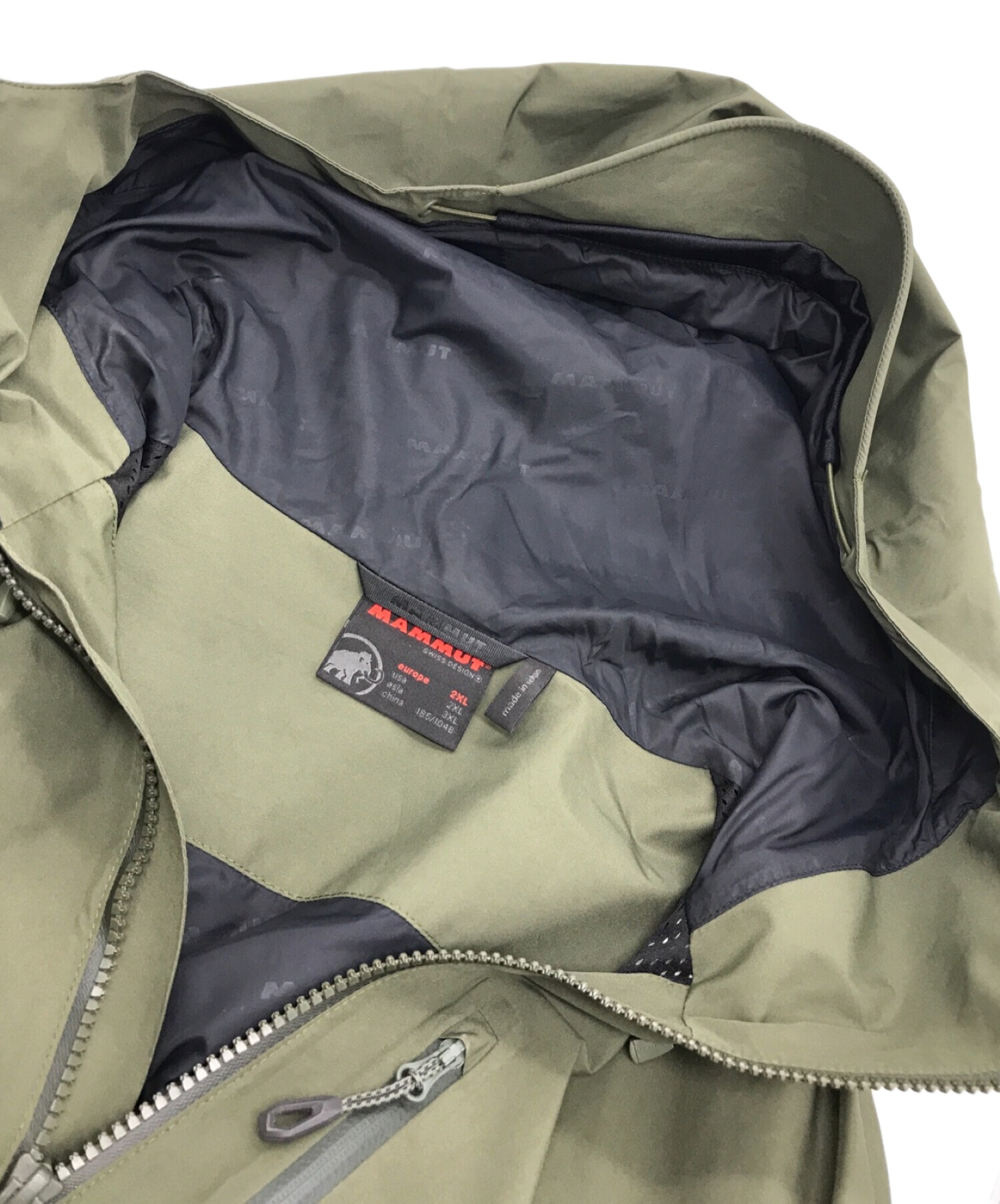 MAMMUT (マムート) ハードシェルジャケット グリーン サイズ:2XL