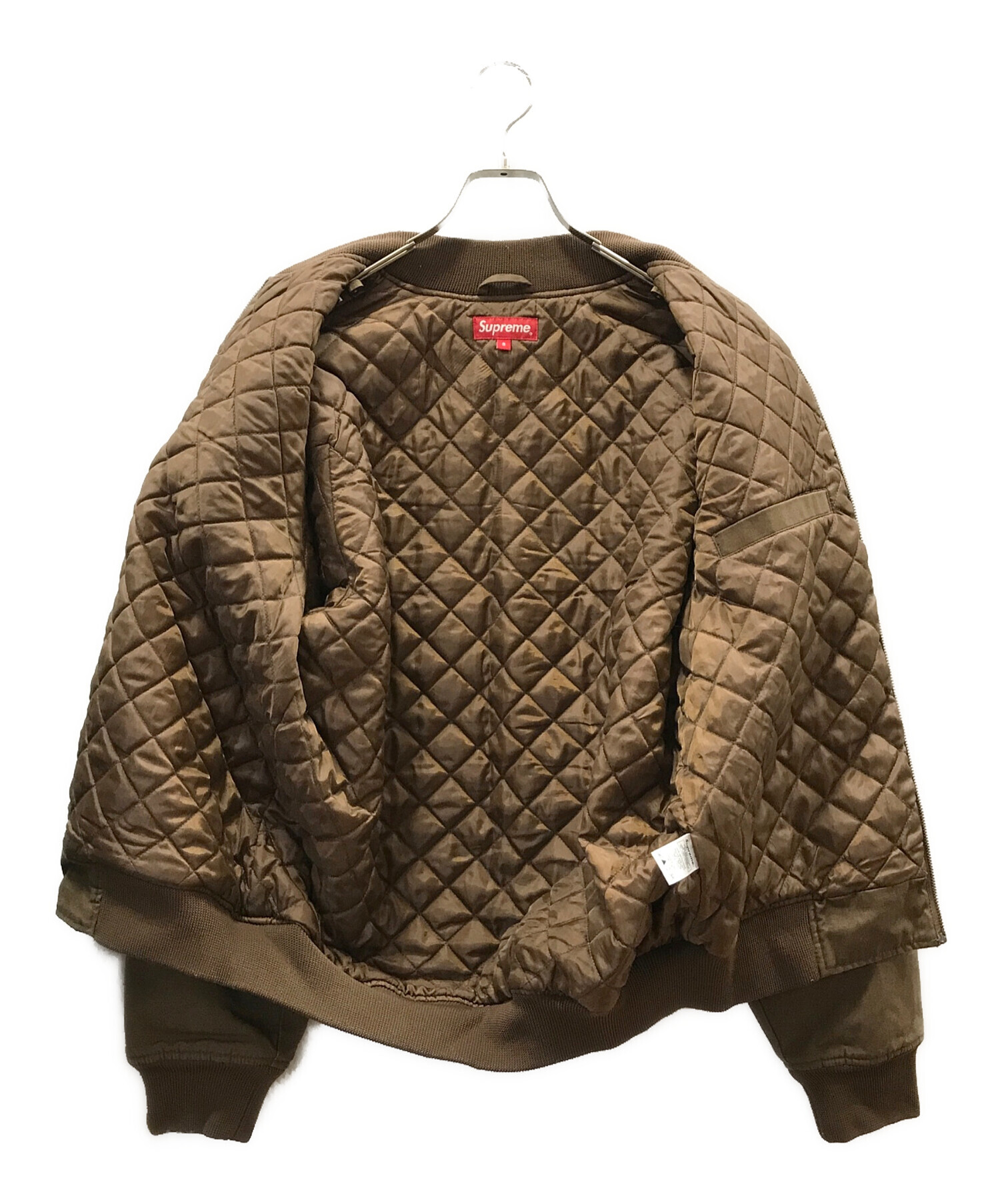 SUPREME (シュプリーム) PLAY BOY (プレイボーイ) Crew Jacket ブラウン サイズ:S